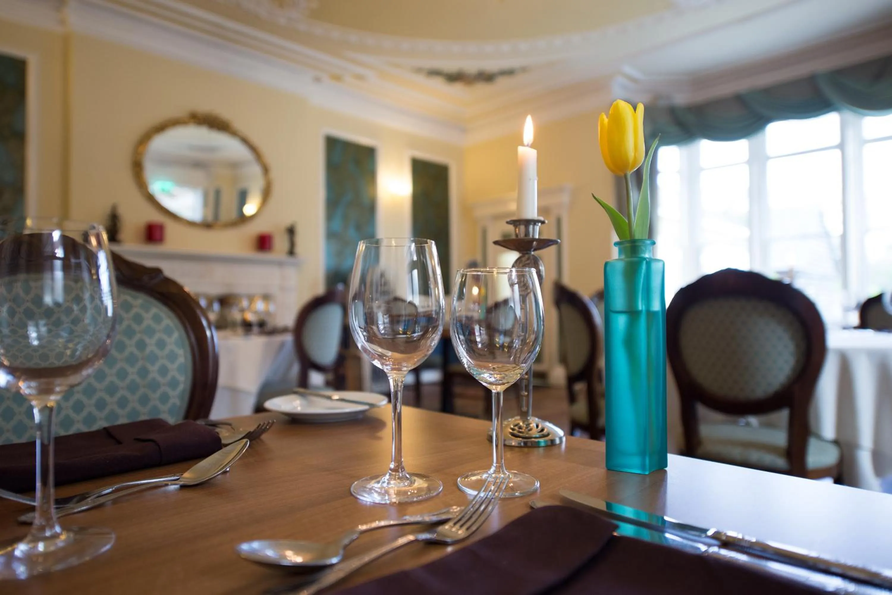 Restaurant/places to eat in Woodlands Lodge Hotel