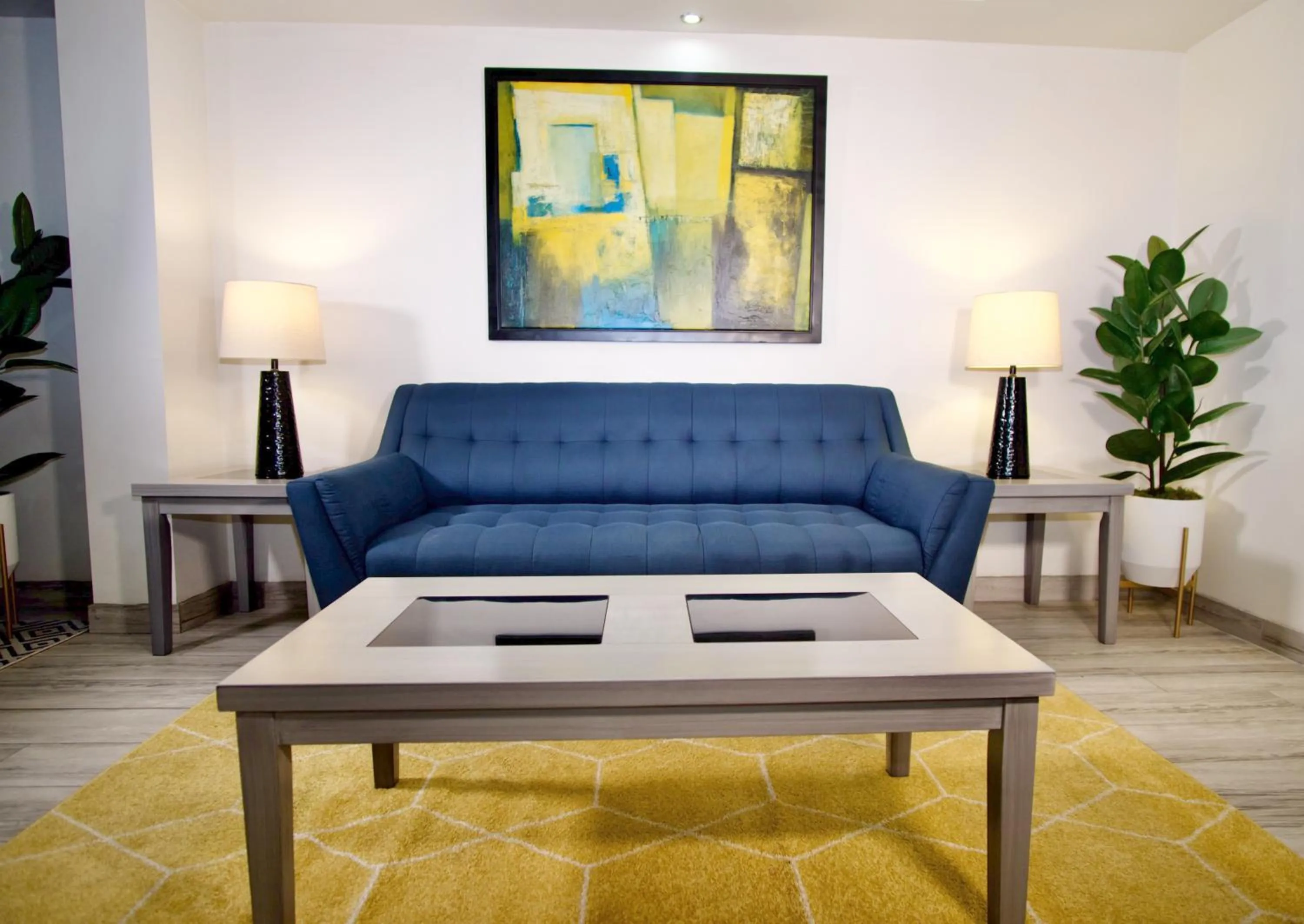 Living room in Rio Suites