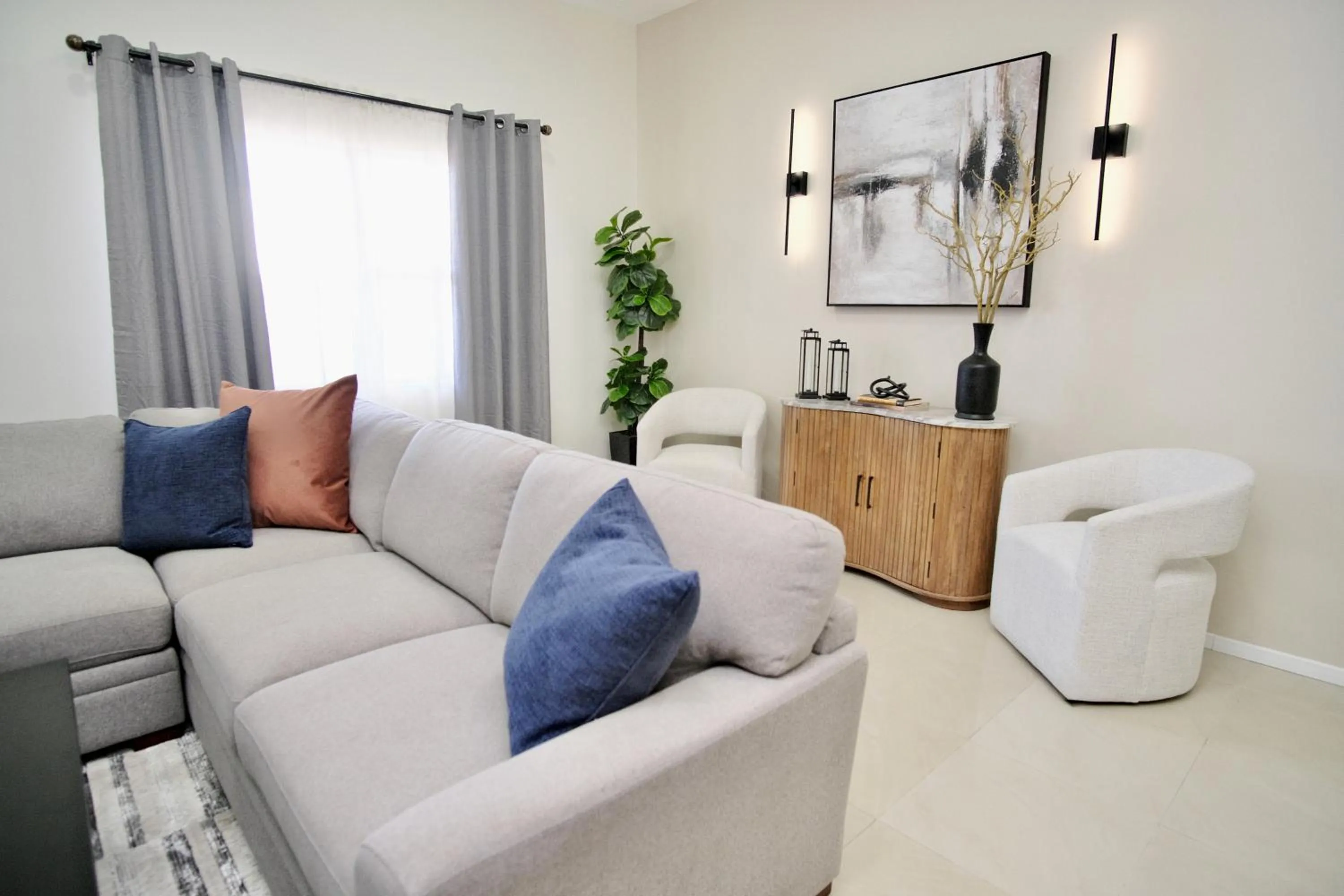 Living room in Rio Suites