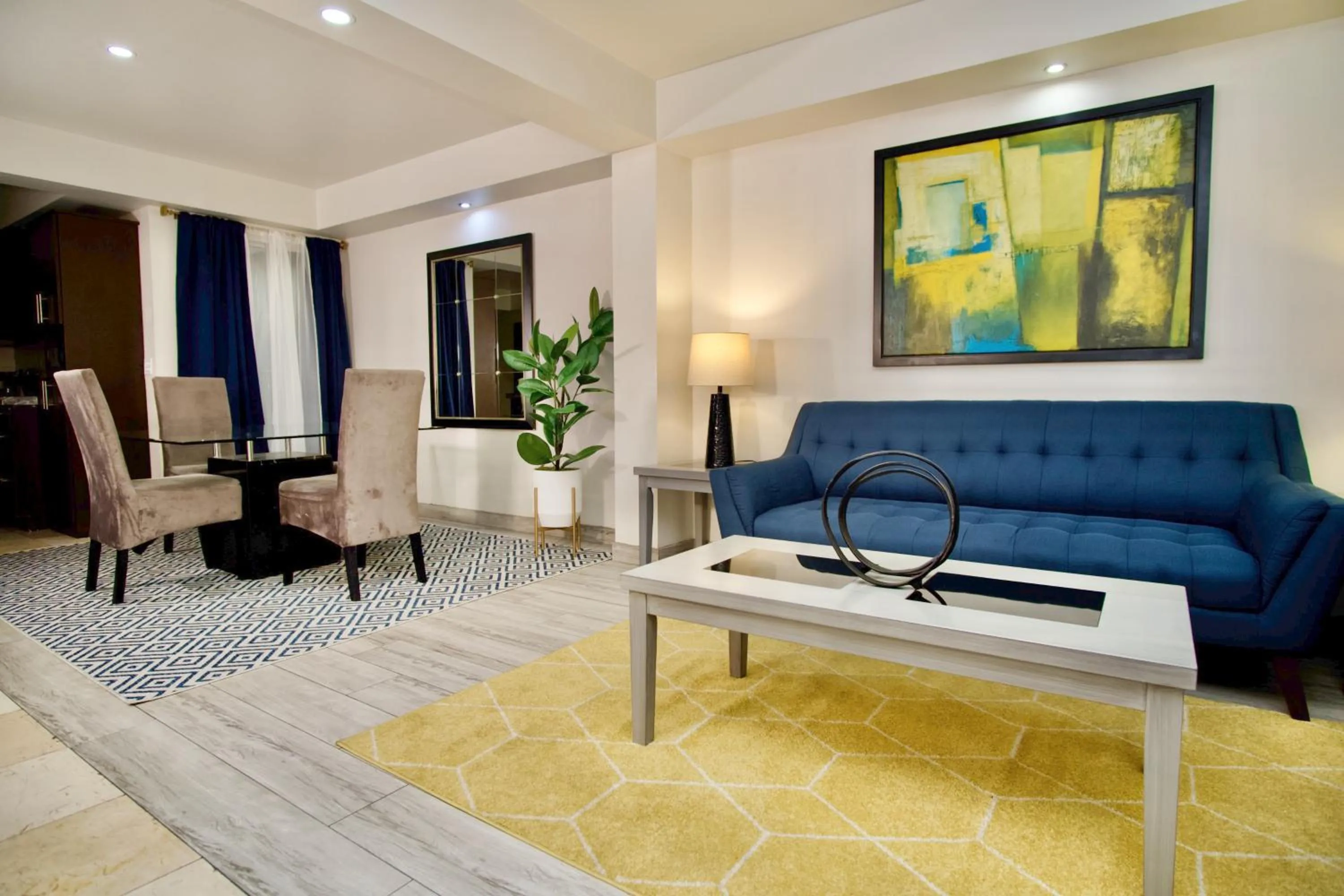 Living room in Rio Suites