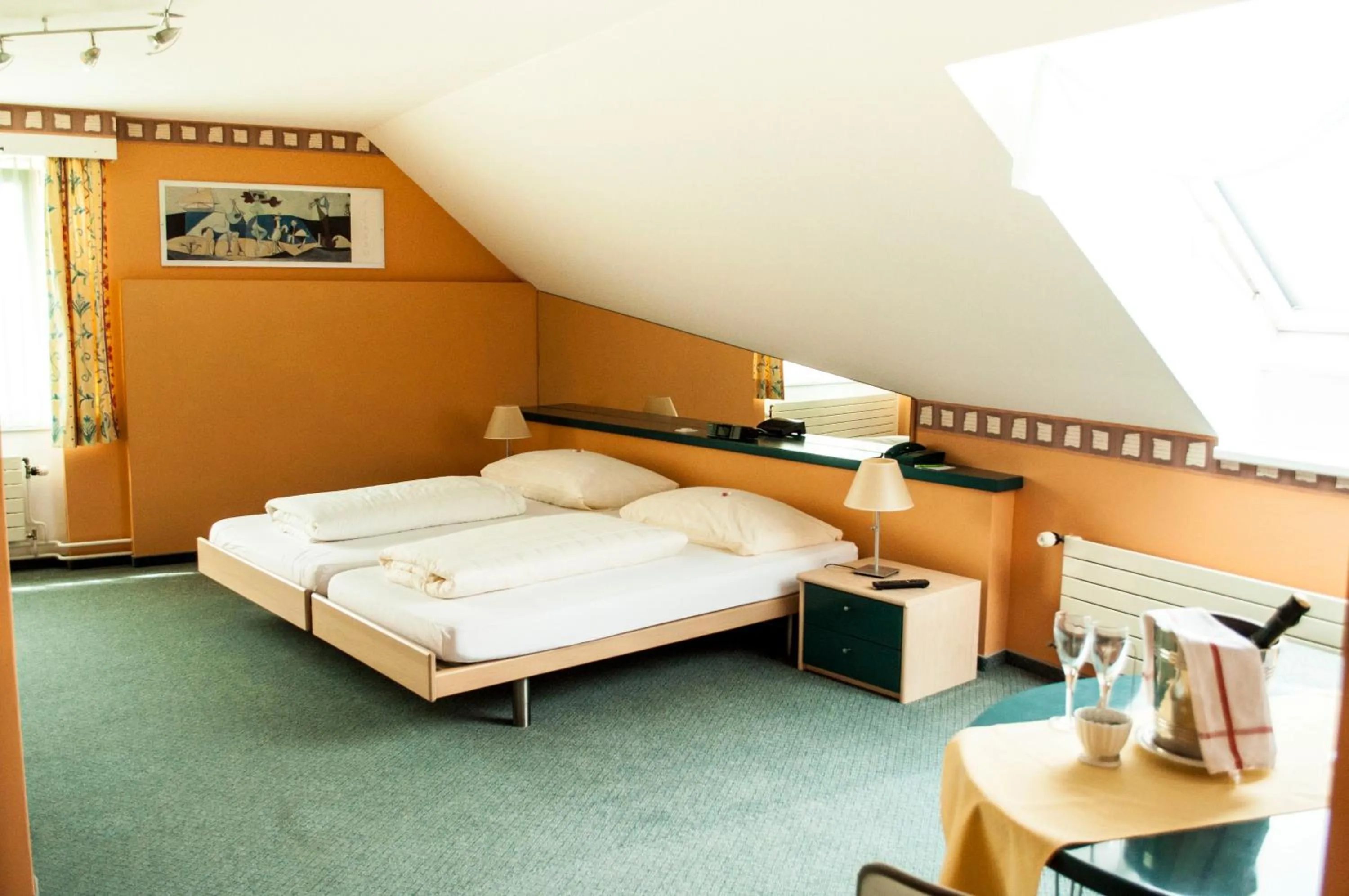 Photo of the whole room, Bed in Landgasthof Lowen