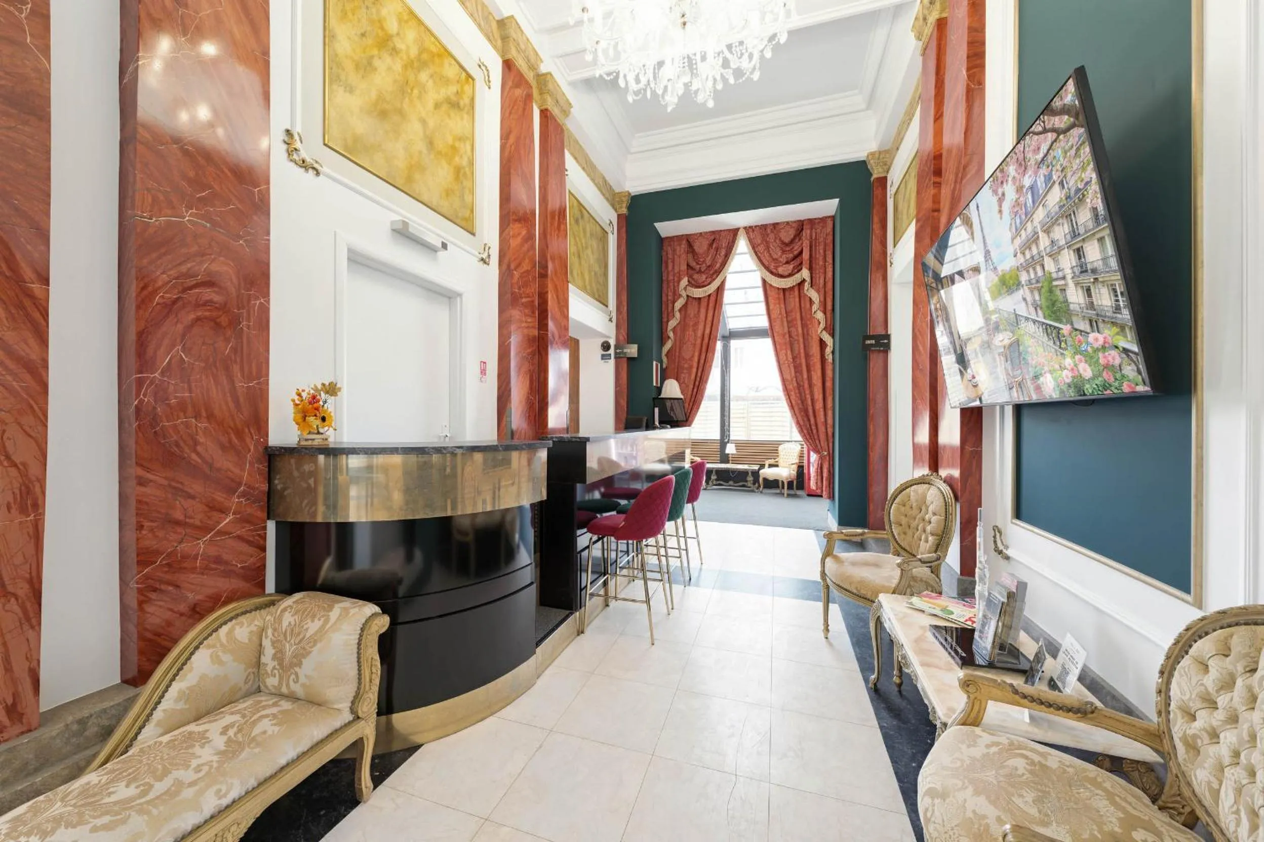 Lobby or reception in Hotel Praga 1885 by Wagnerstays