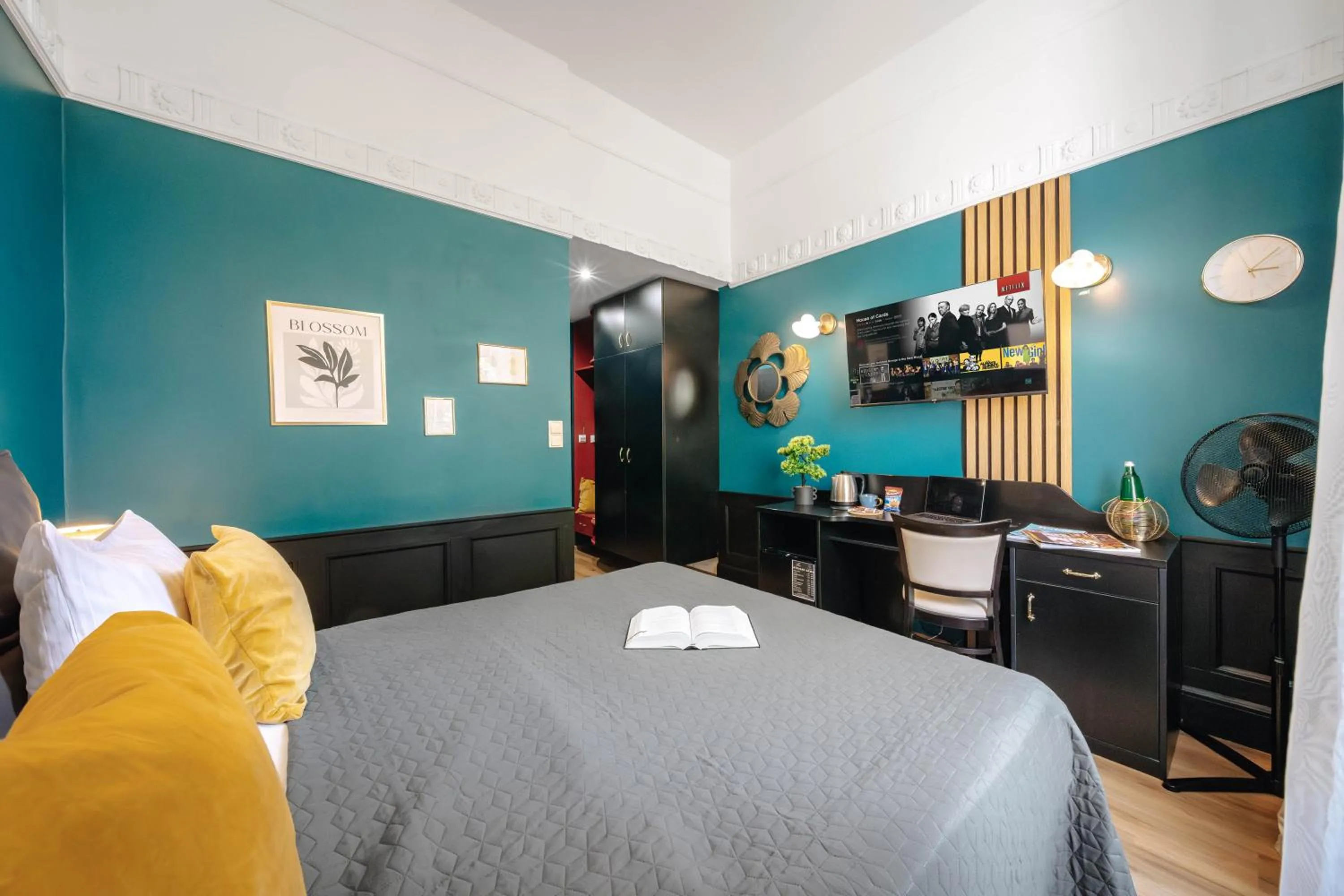 Bed in Hotel Praga 1885 by Wagnerstays