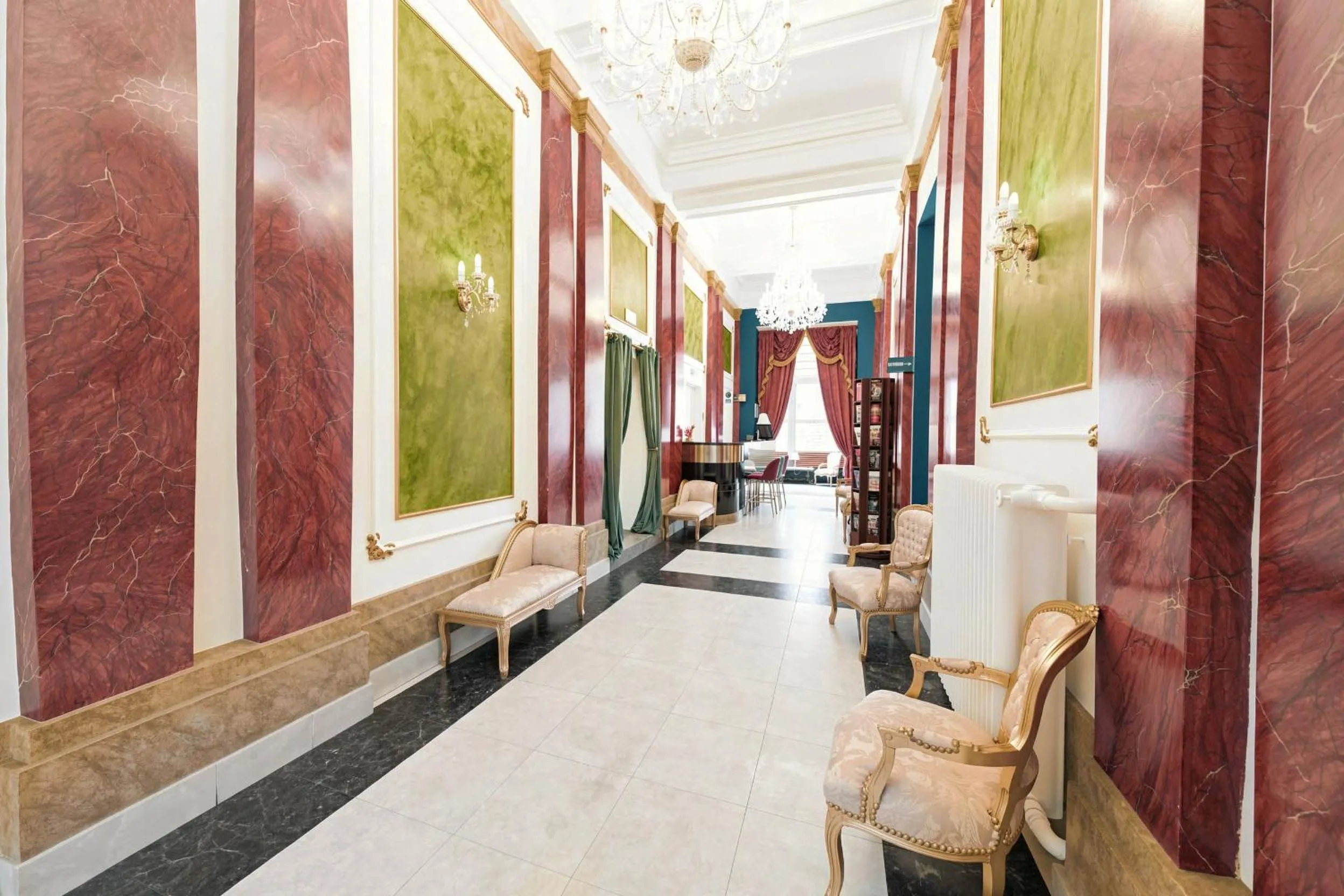 Lobby or reception in Hotel Praga 1885 by Wagnerstays