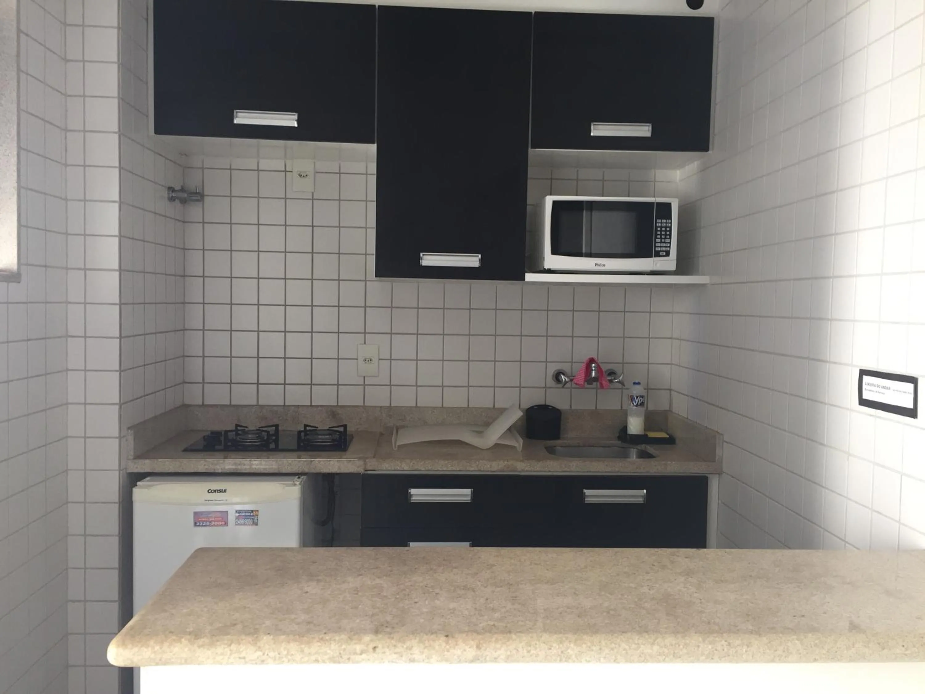 Area and facilities in Apartamento na Praia da Barra