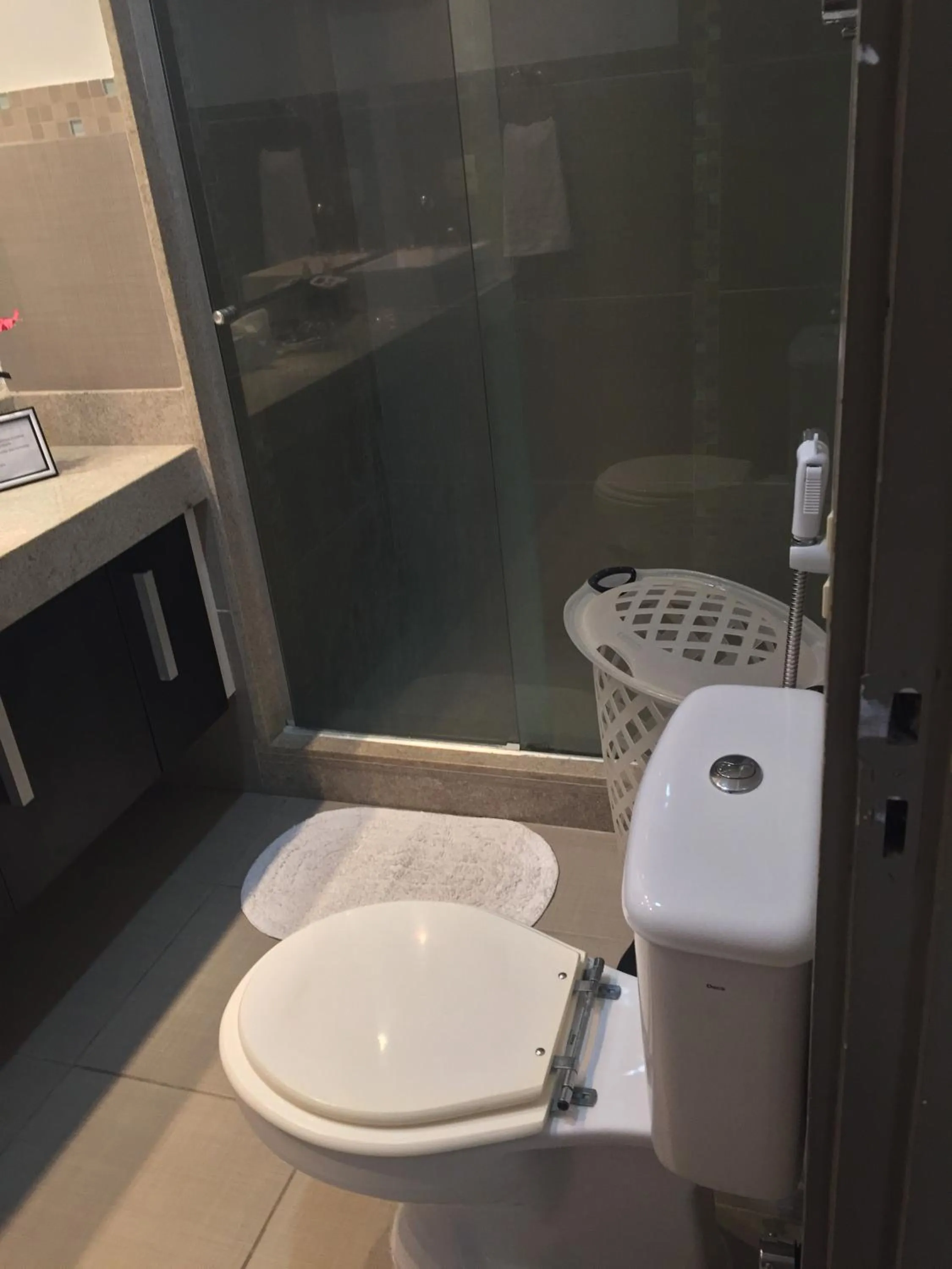 Area and facilities in Apartamento na Praia da Barra