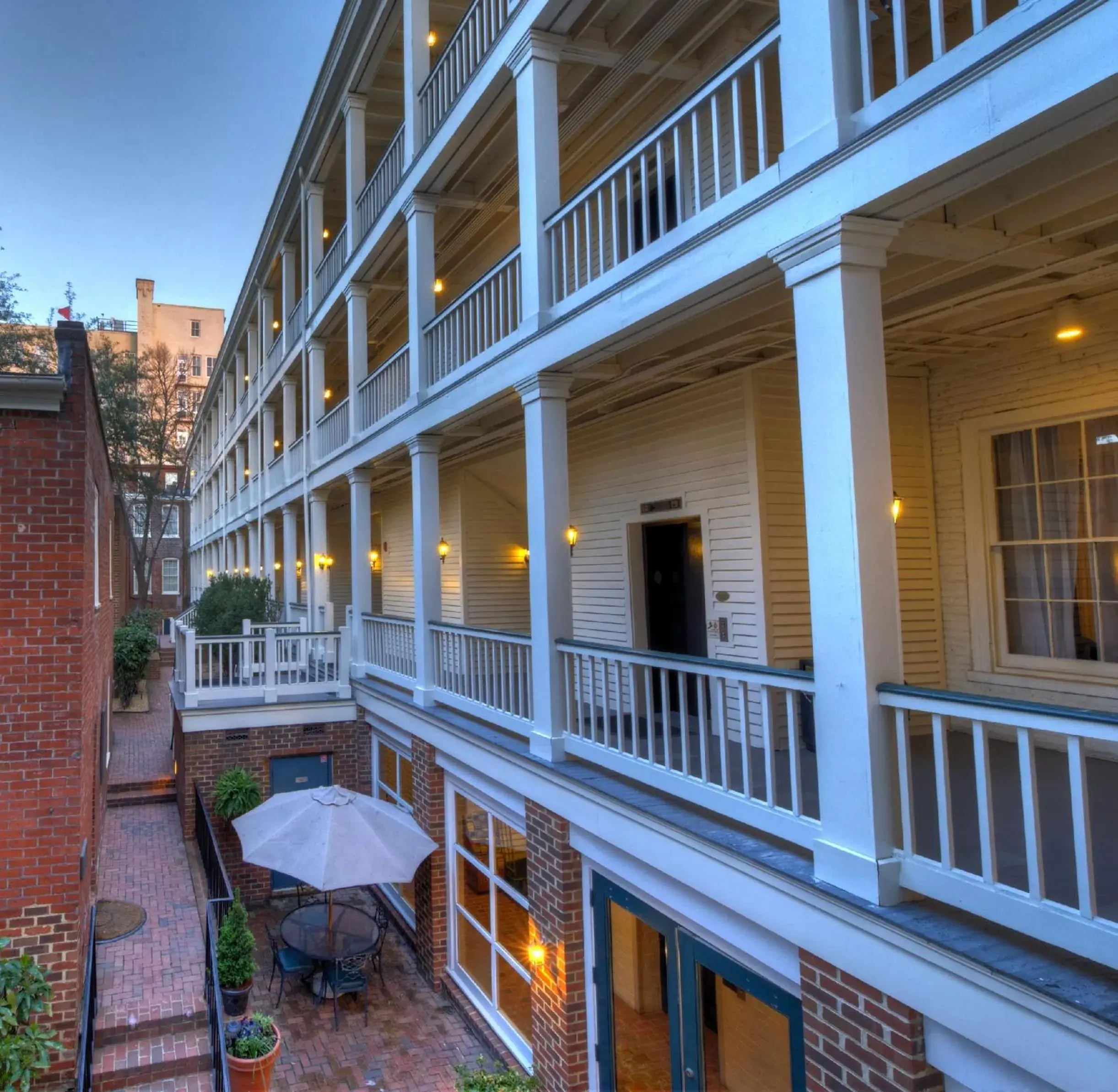 Balcony/Terrace in Linden Row Inn Balcony/Terrace in Linden Row Inn