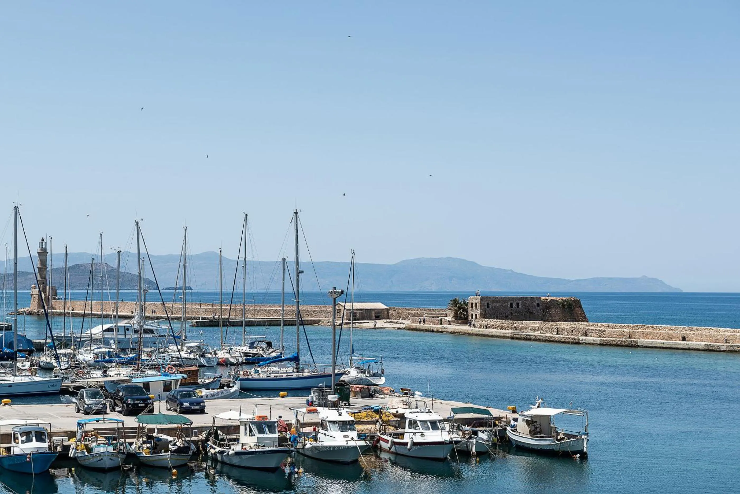 Sea view in Avra Apartments Venetian Harbour
