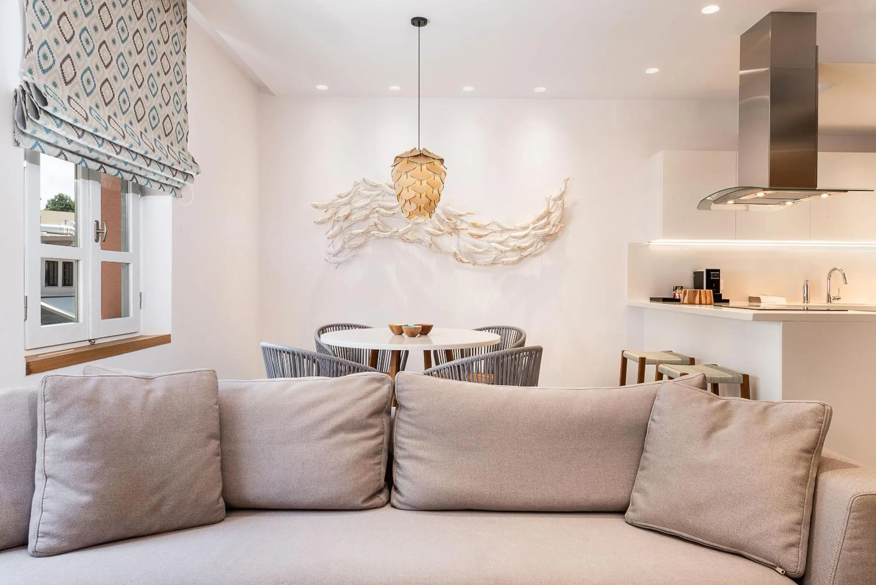 Living room in Avra Apartments Venetian Harbour