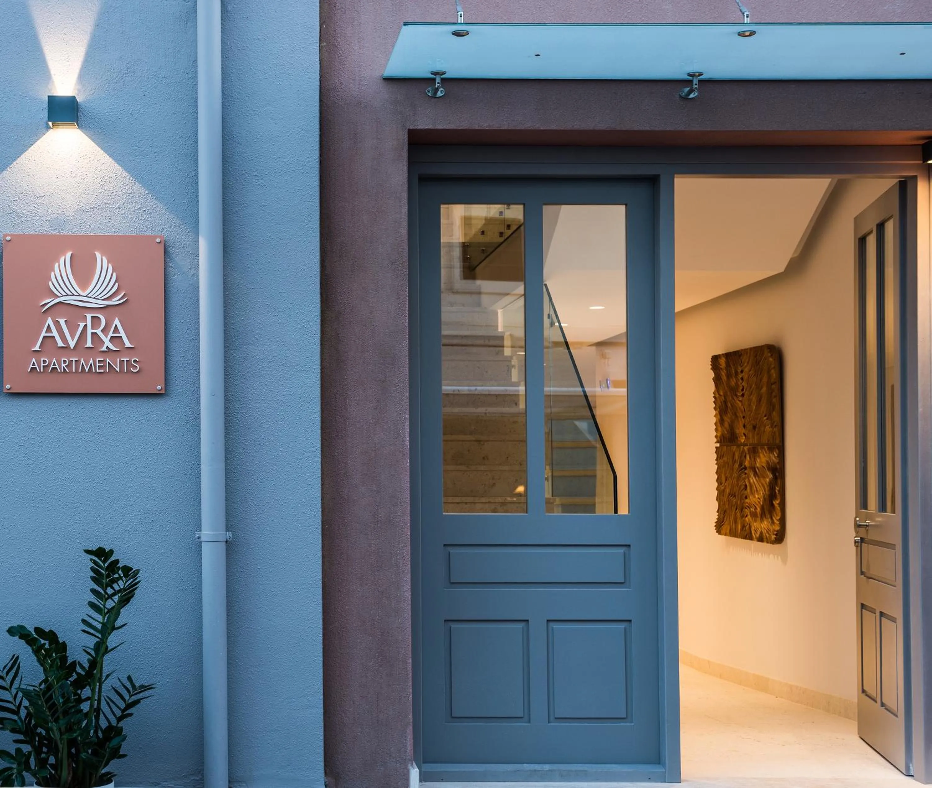 Facade/entrance in Avra Apartments Venetian Harbour
