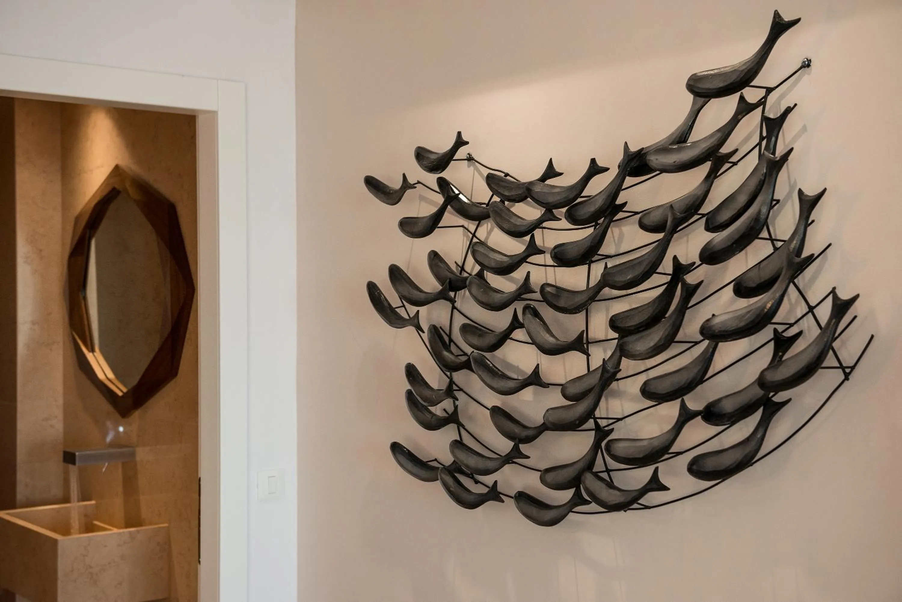 Decorative detail in Avra Apartments Venetian Harbour