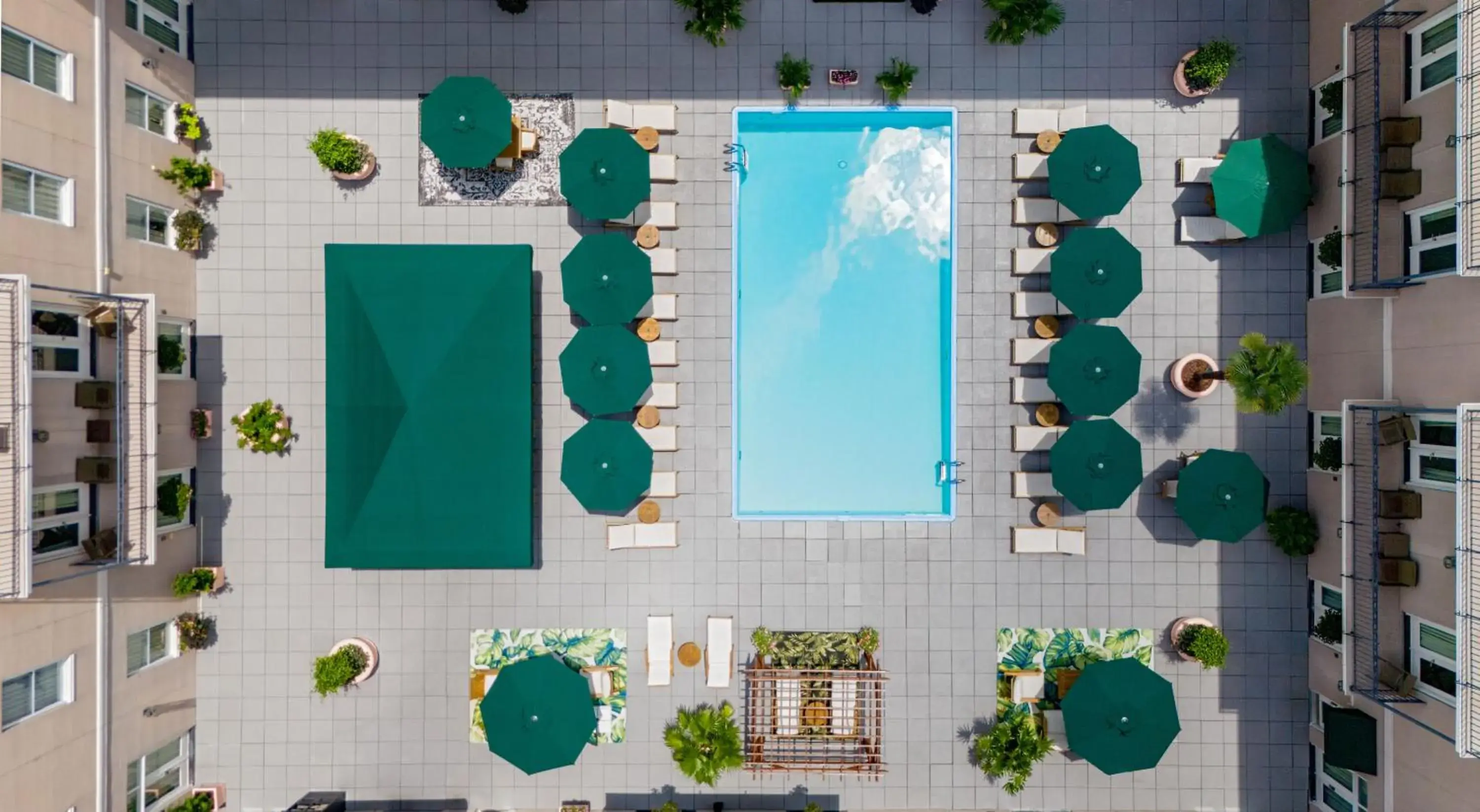 Swimming pool in Hyatt Centric French Quarter New Orleans Swimming pool in Hyatt Centric French Quarter New Orleans