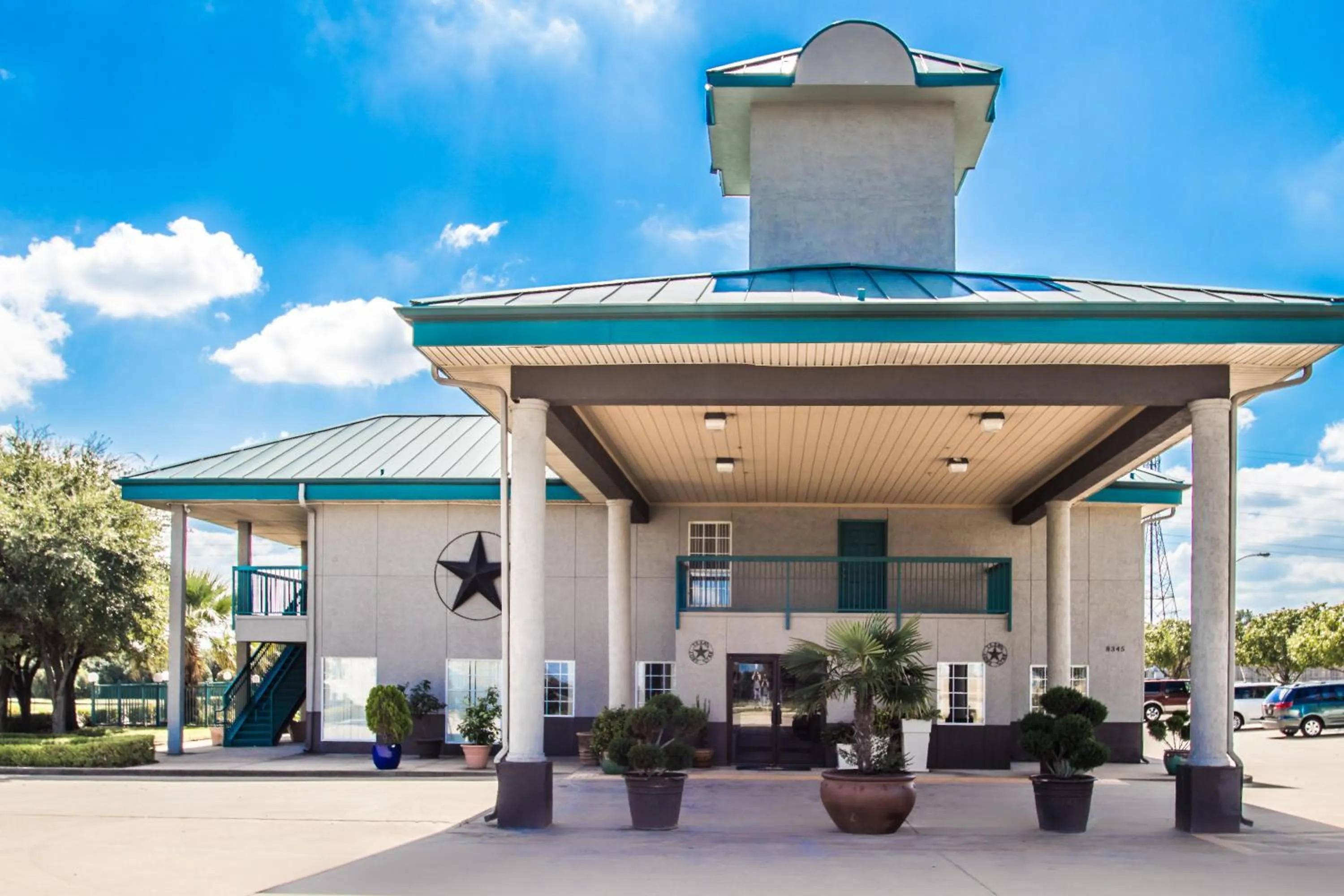 Property building in Americas Best Value Inn Fort Worth