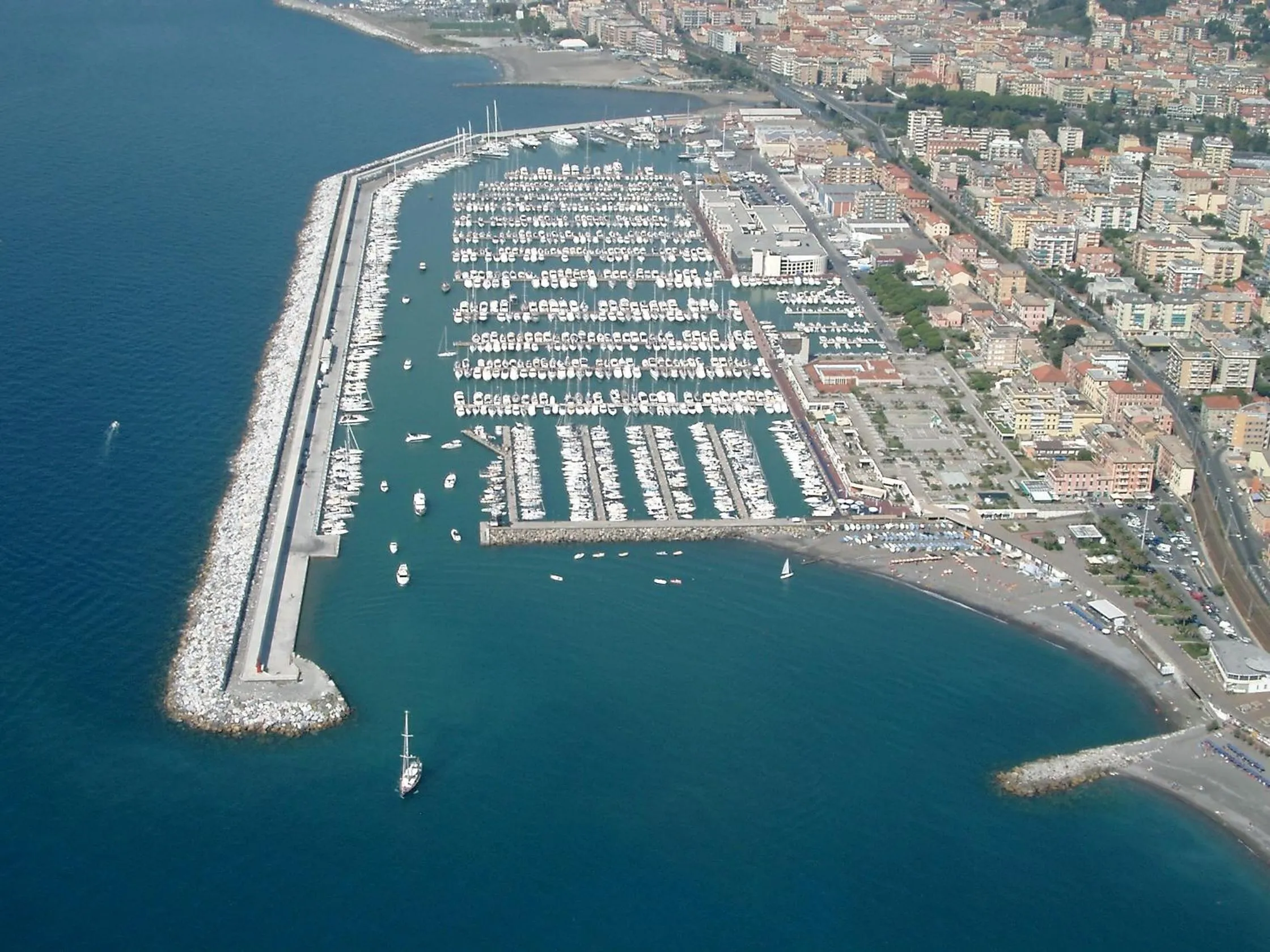 Bird's eye view in Blu Hotel