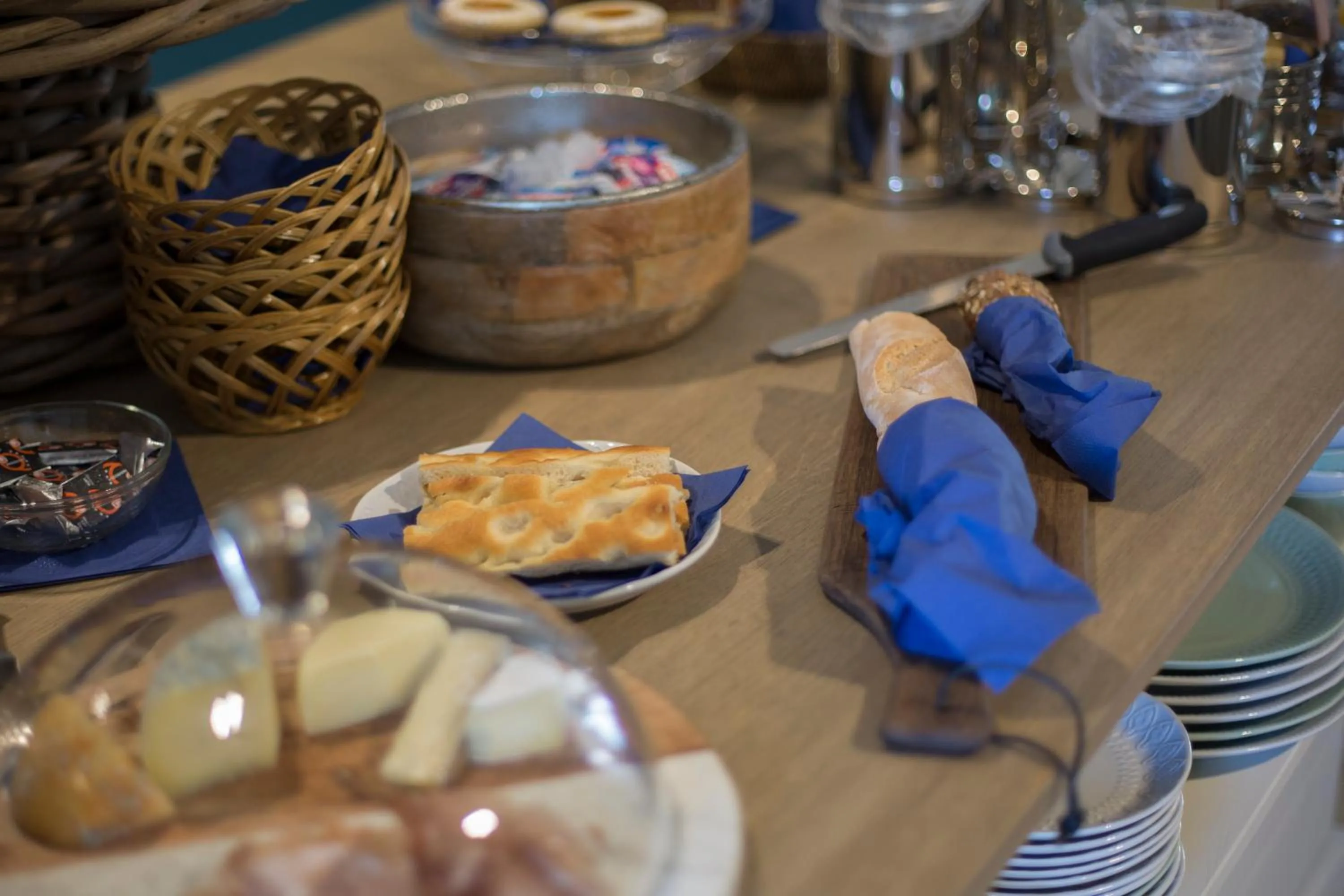 Breakfast in Blu Hotel