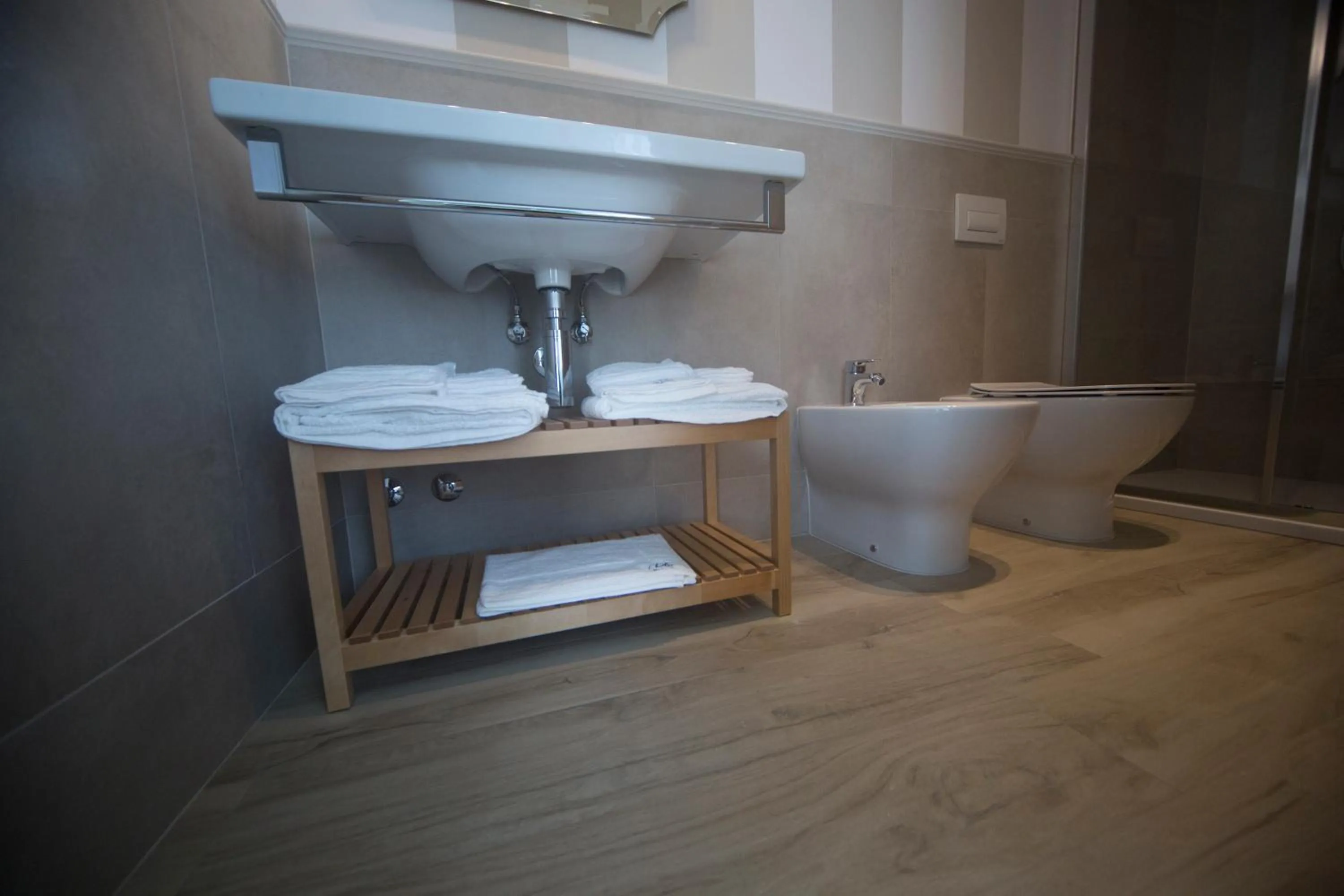 Bathroom in Blu Hotel