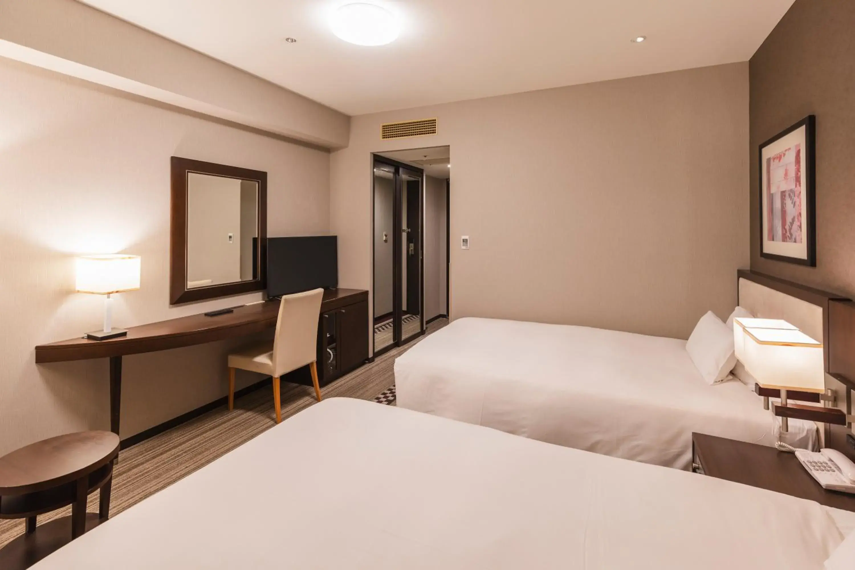 Bed in Hotel Sunroute Plaza Shinjuku Bed in Hotel Sunroute Plaza Shinjuku