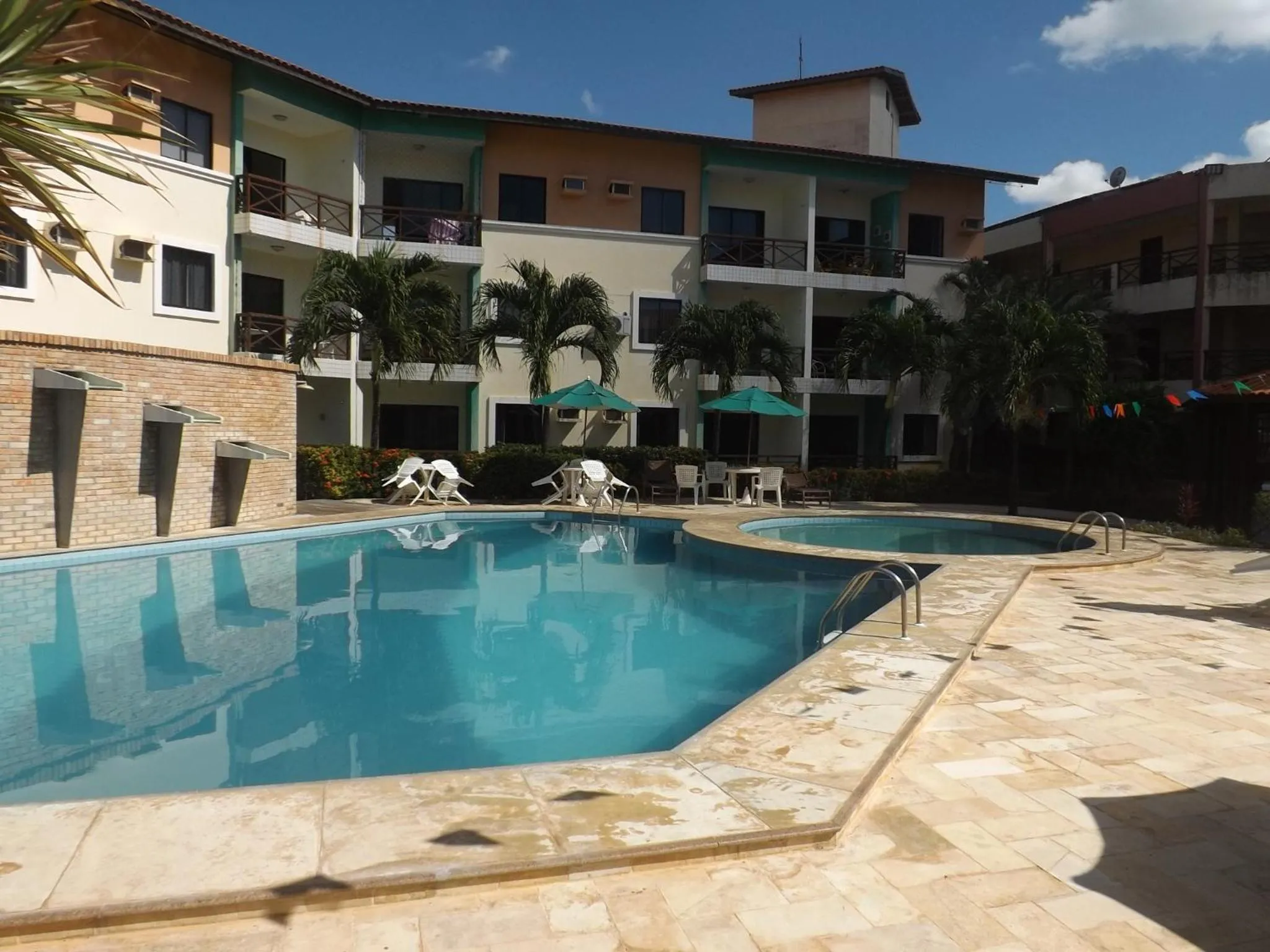 Pool view in CONDOMÍNIO VILA DO MAR aptos 201C e 211B