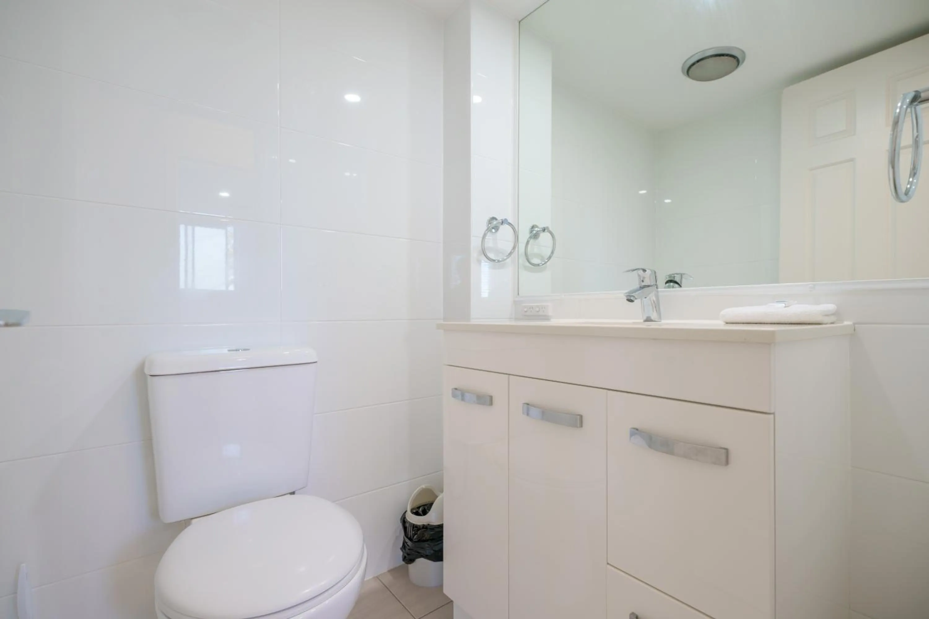 Toilet in La Grande Apartments