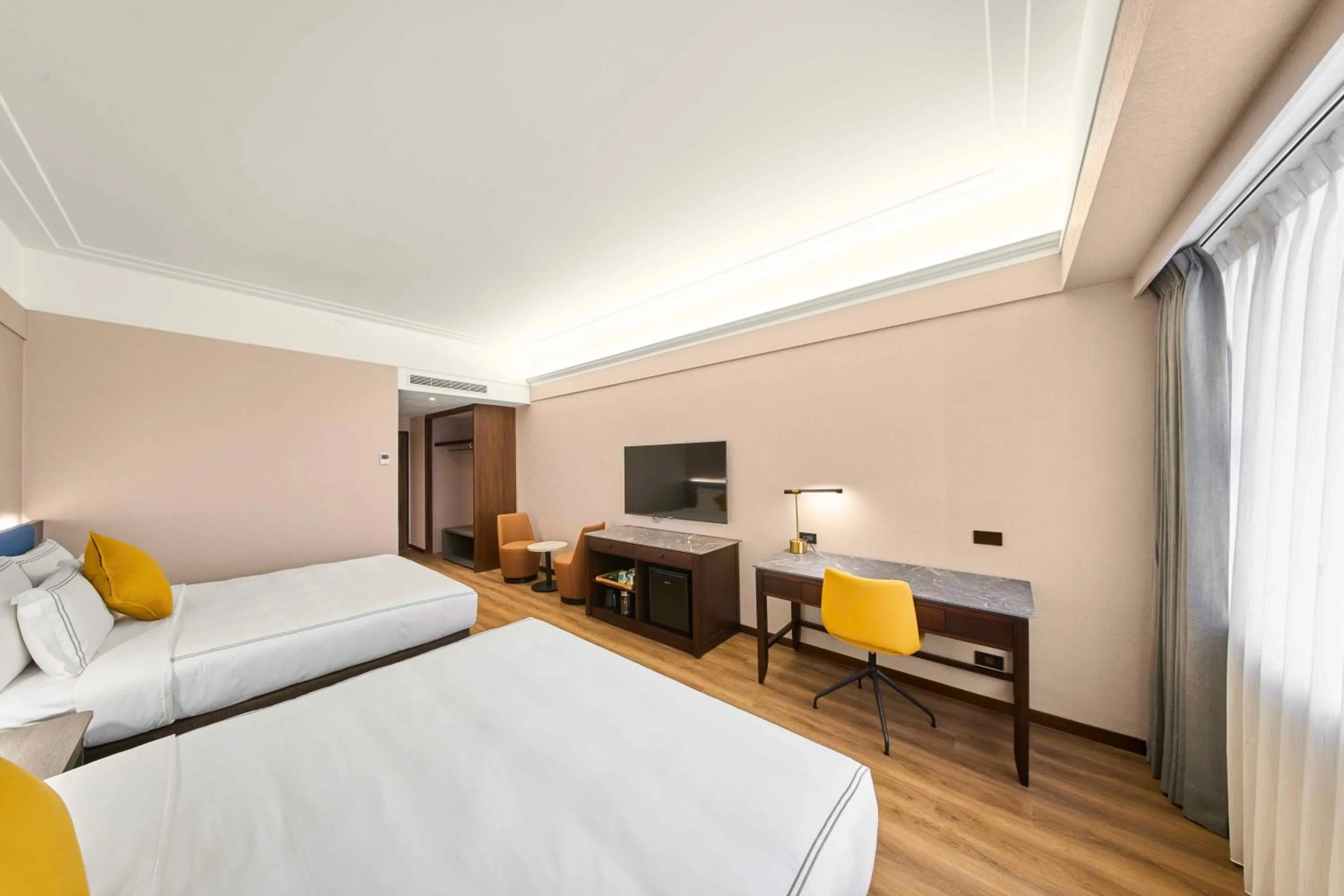 Bed in Fullon Poshtel Jhongli