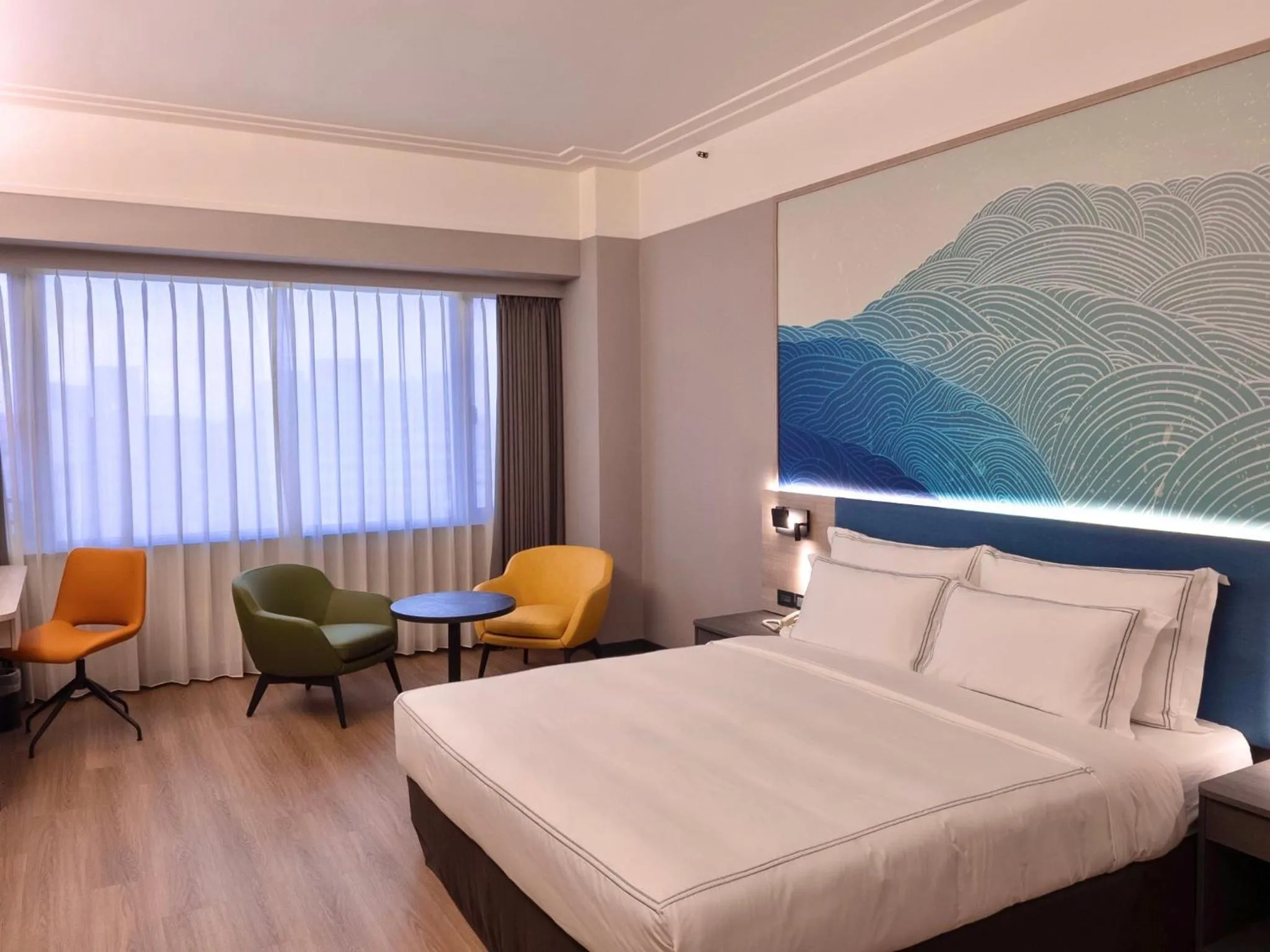 Bedroom, Bed in Fullon Poshtel Jhongli