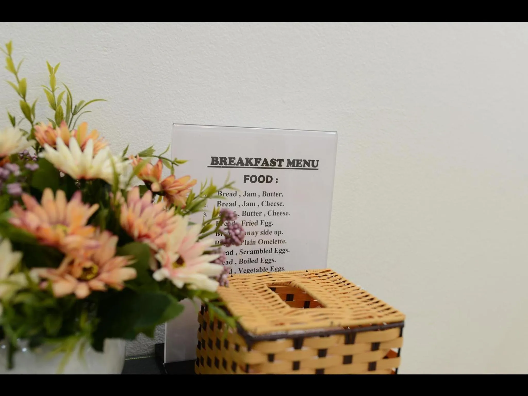 American breakfast in Hanoi Golden Hostel