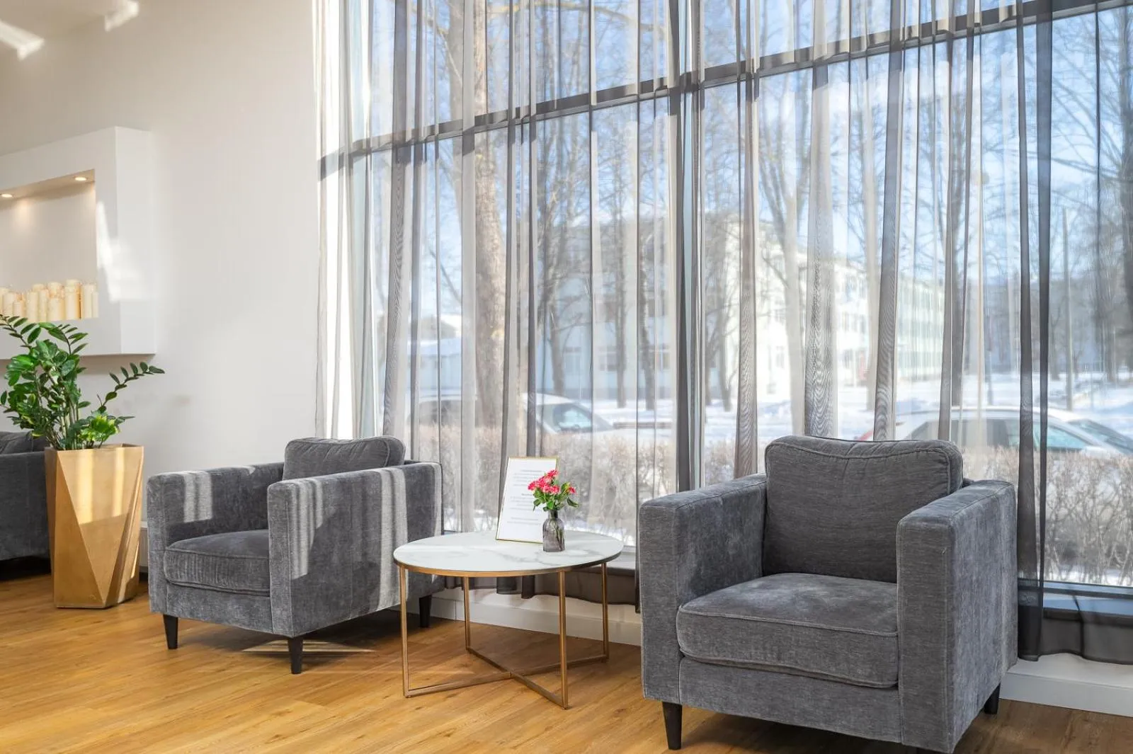 Lobby or reception in Hotel Tammsaare Full Automated Hotel