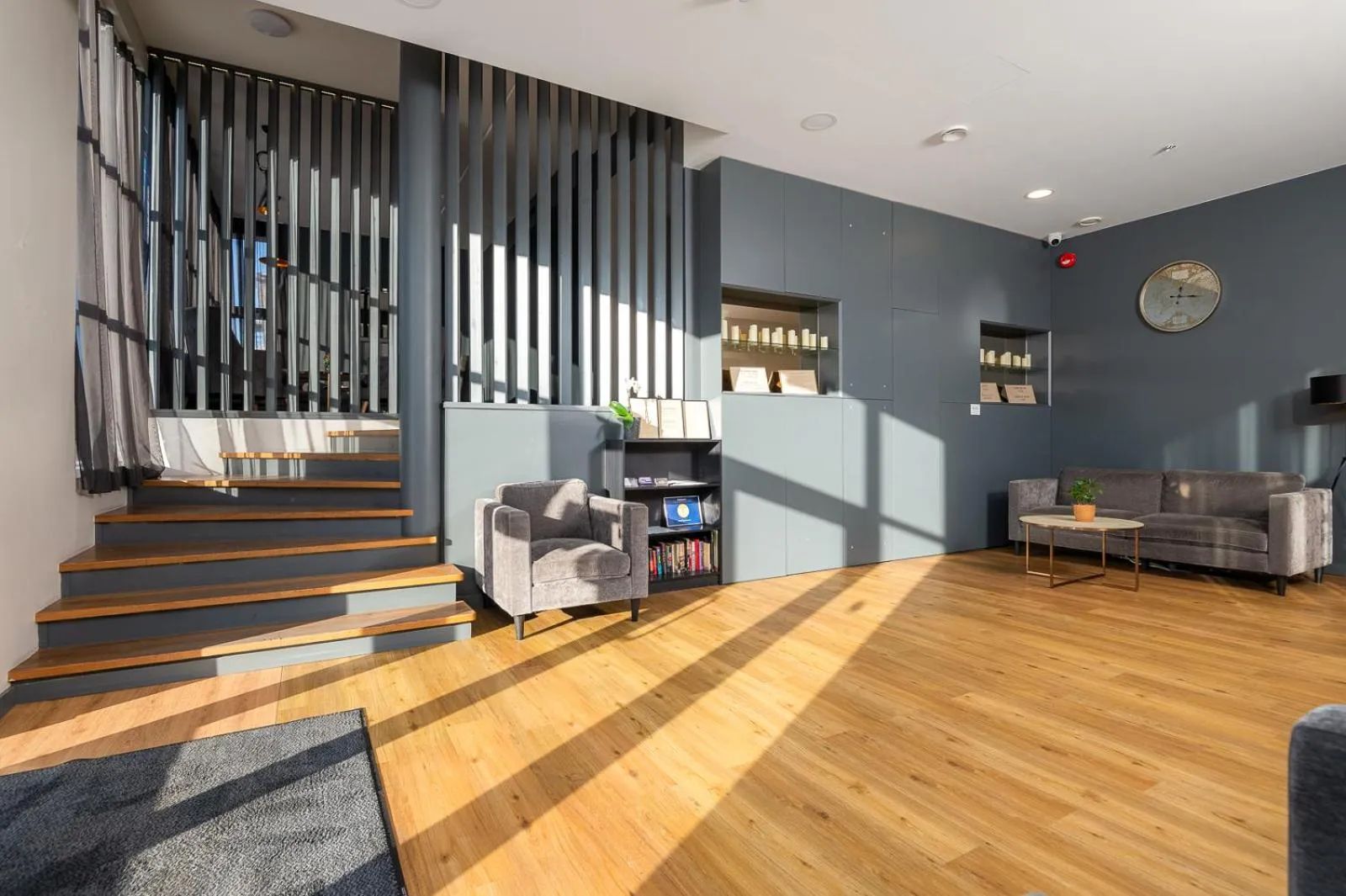 Lobby or reception in Hotel Tammsaare Full Automated Hotel