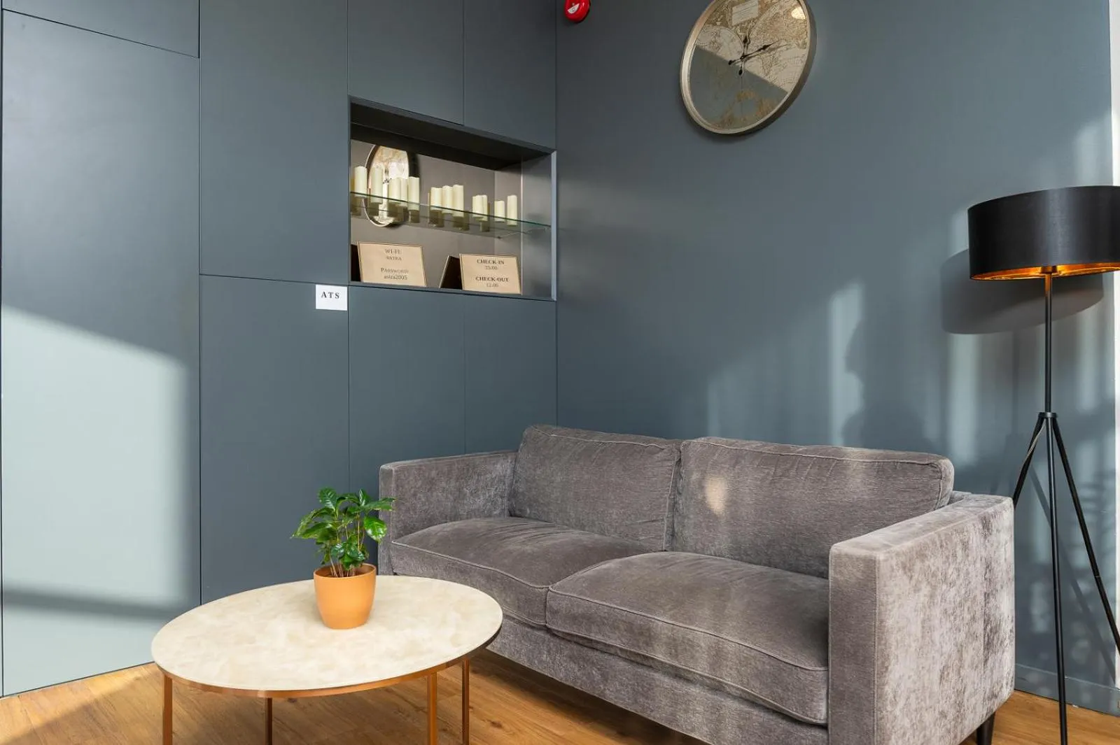 Lobby or reception in Hotel Tammsaare Full Automated Hotel