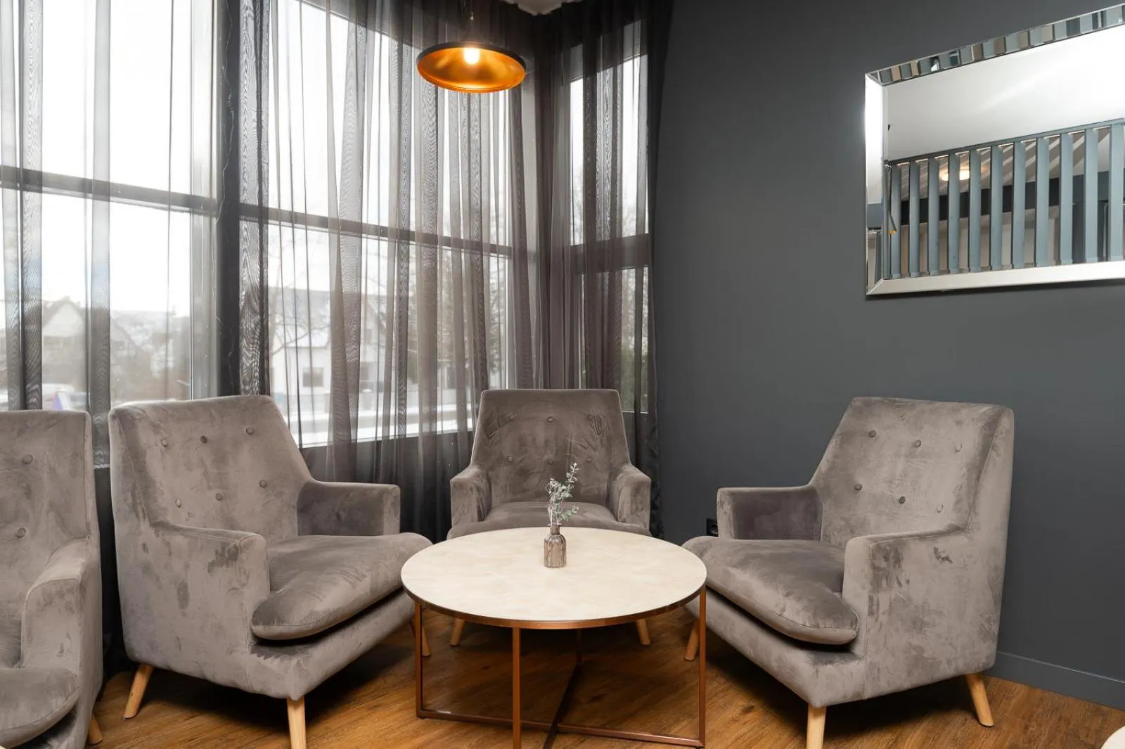 Lobby or reception in Hotel Tammsaare Full Automated Hotel