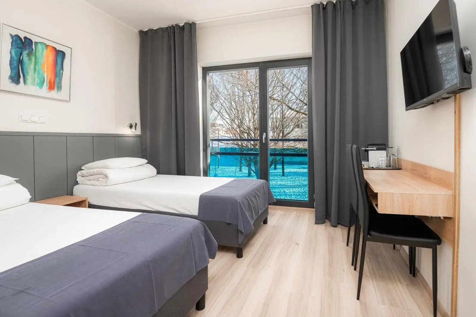 Twin Room in Hotel Tammsaare Full Automated Hotel Twin Room in Hotel Tammsaare Full Automated Hotel