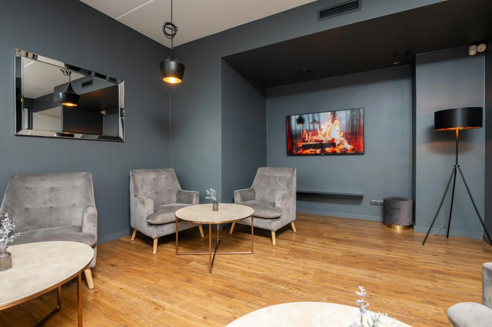 Lobby or reception in Hotel Tammsaare Full Automated Hotel