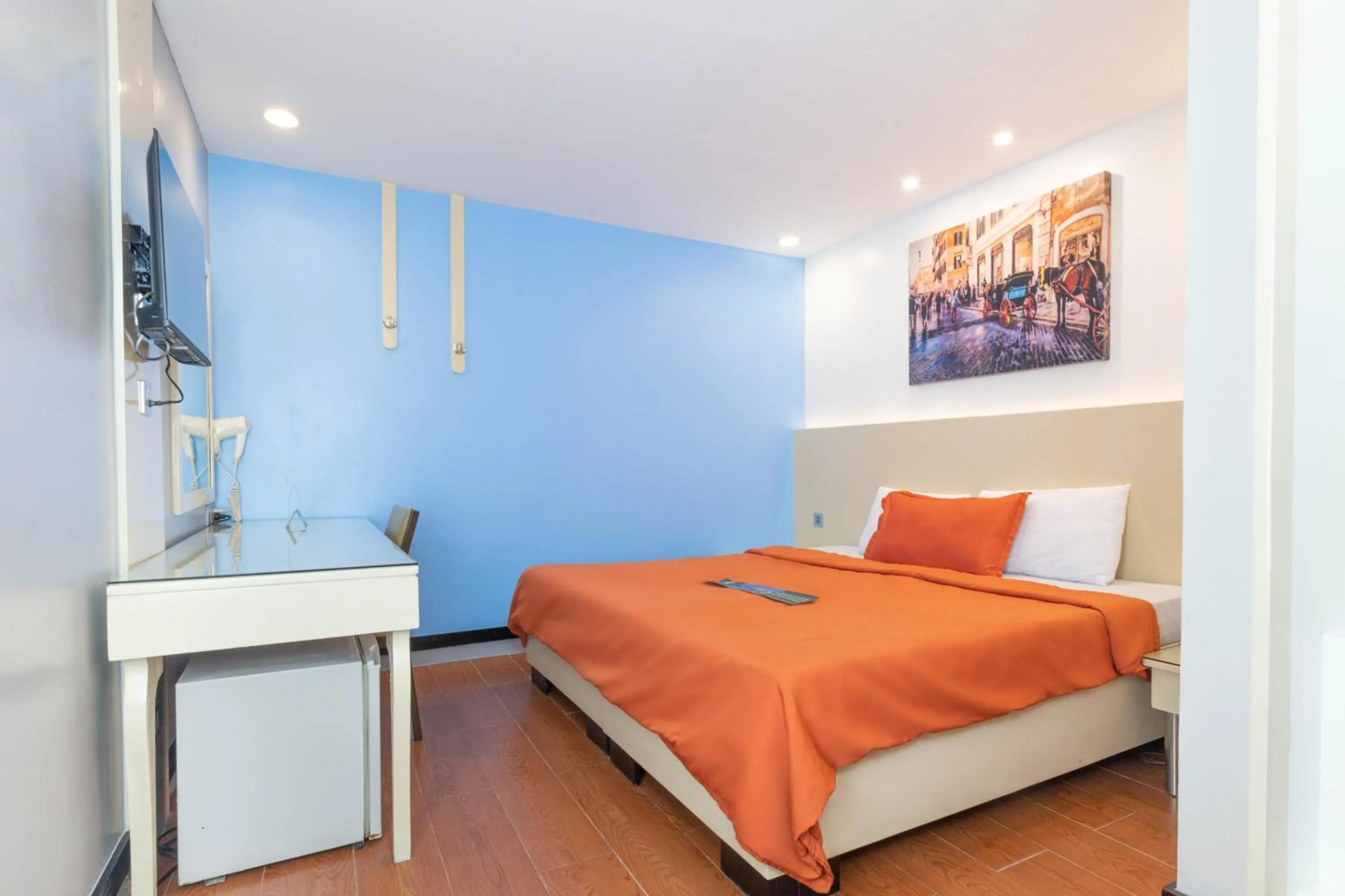 Bed in Eurotel Pedro Gil