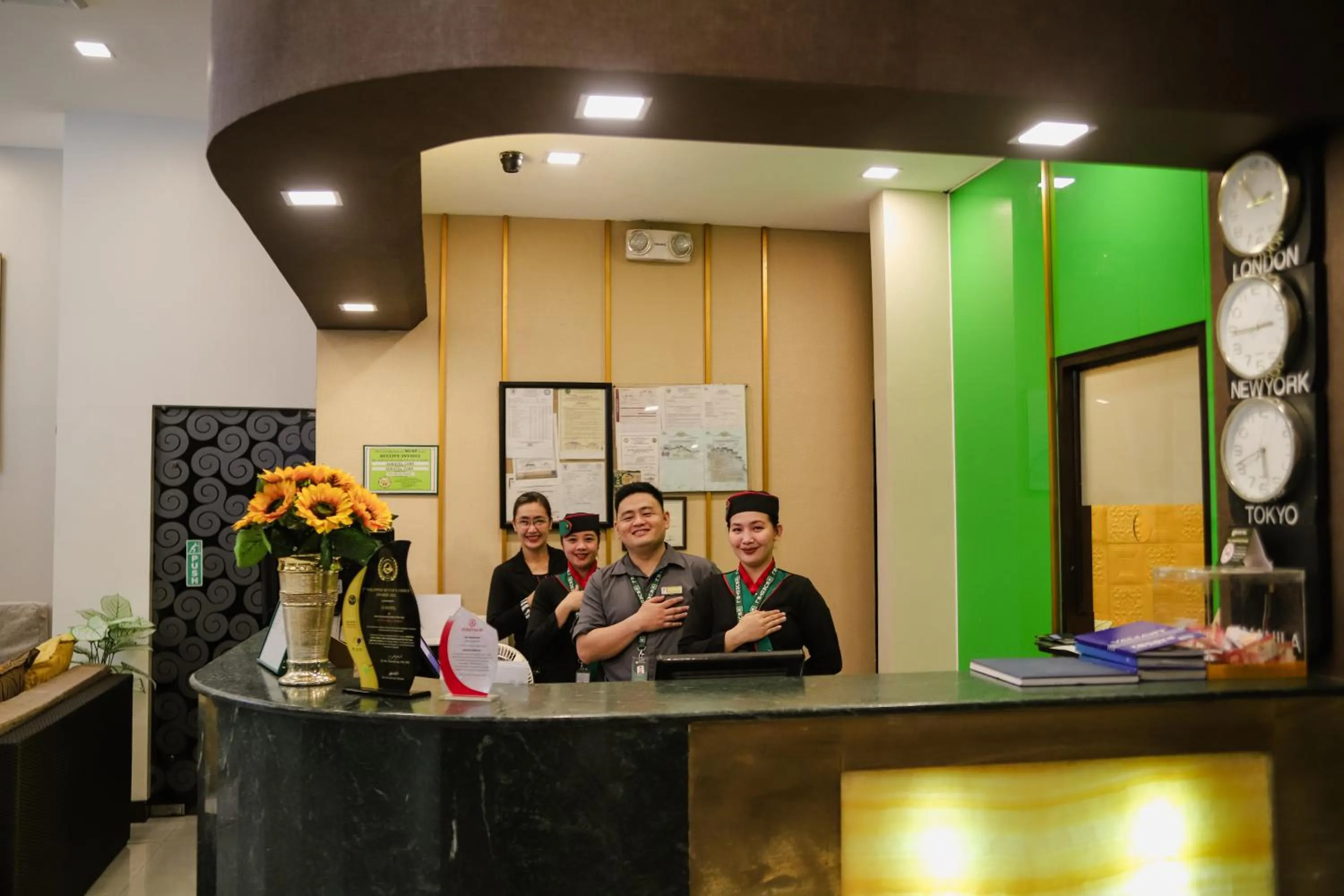 Lobby or reception in Eurotel Pedro Gil