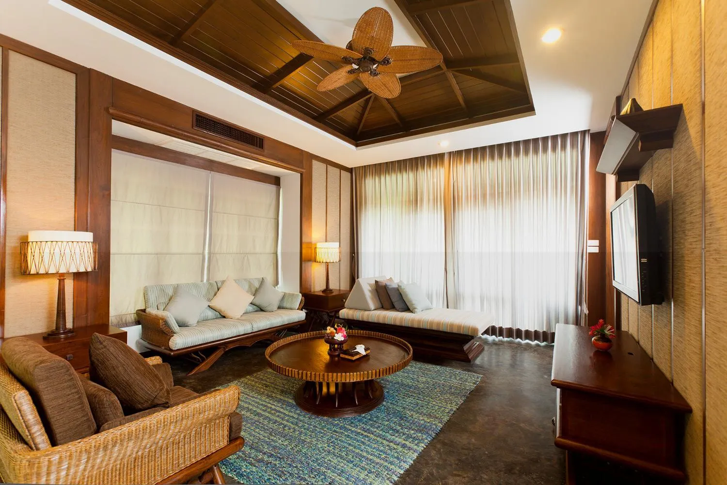 Living room in Sibsan Resort & Spa Maetaeng Chiang Mai
