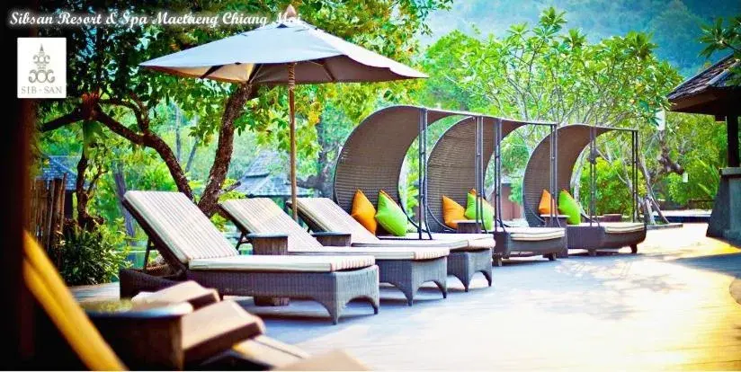 Garden view in Sibsan Resort & Spa Maetaeng Chiang Mai Garden view in Sibsan Resort & Spa Maetaeng Chiang Mai