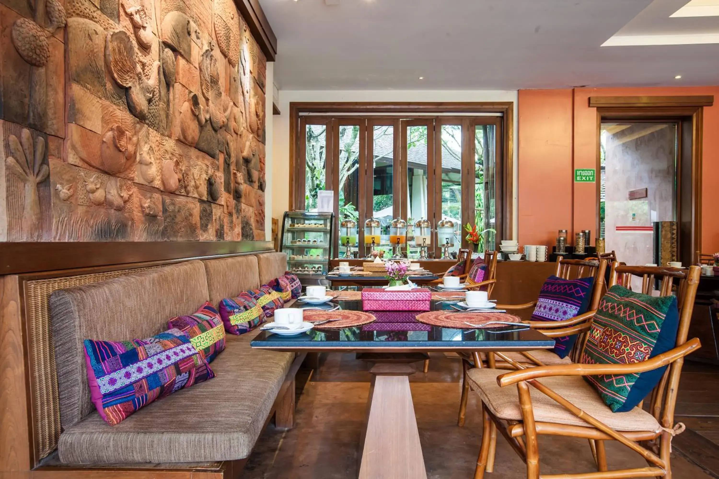 Buffet breakfast in Sibsan Resort & Spa Maetaeng Chiang Mai Buffet breakfast in Sibsan Resort & Spa Maetaeng Chiang Mai