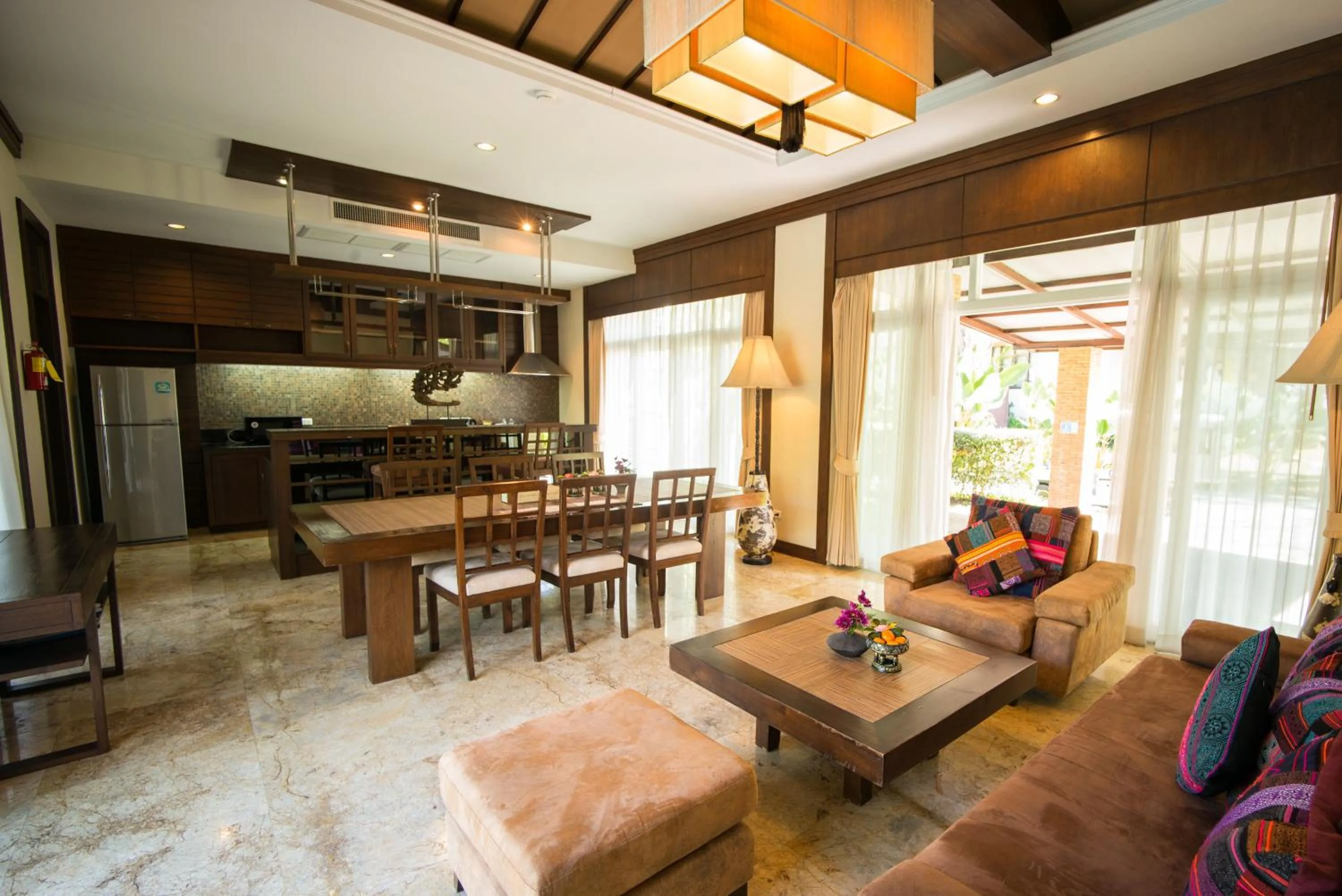 Living room in Sibsan Resort & Spa Maetaeng Chiang Mai