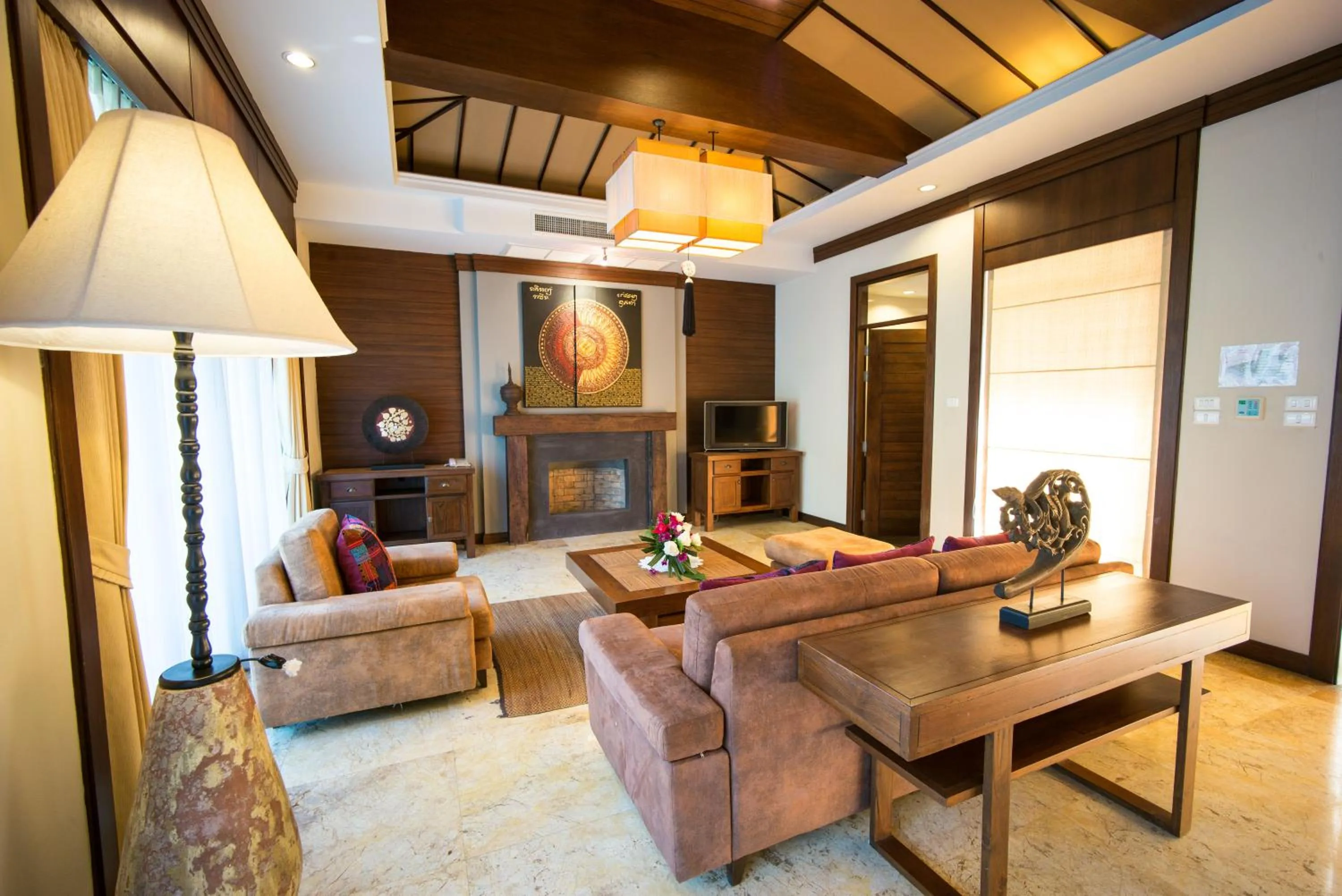 Living room in Sibsan Resort & Spa Maetaeng Chiang Mai