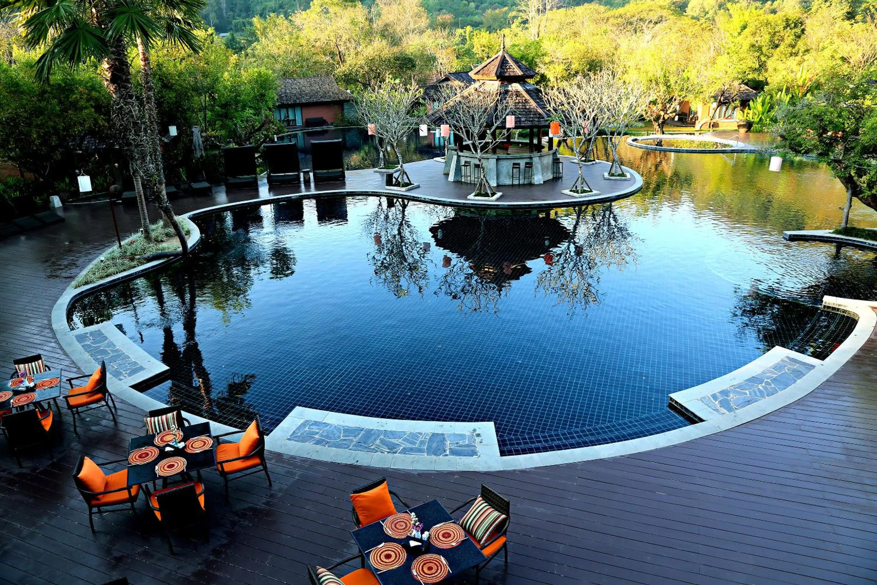 Swimming pool in Sibsan Resort & Spa Maetaeng Chiang Mai