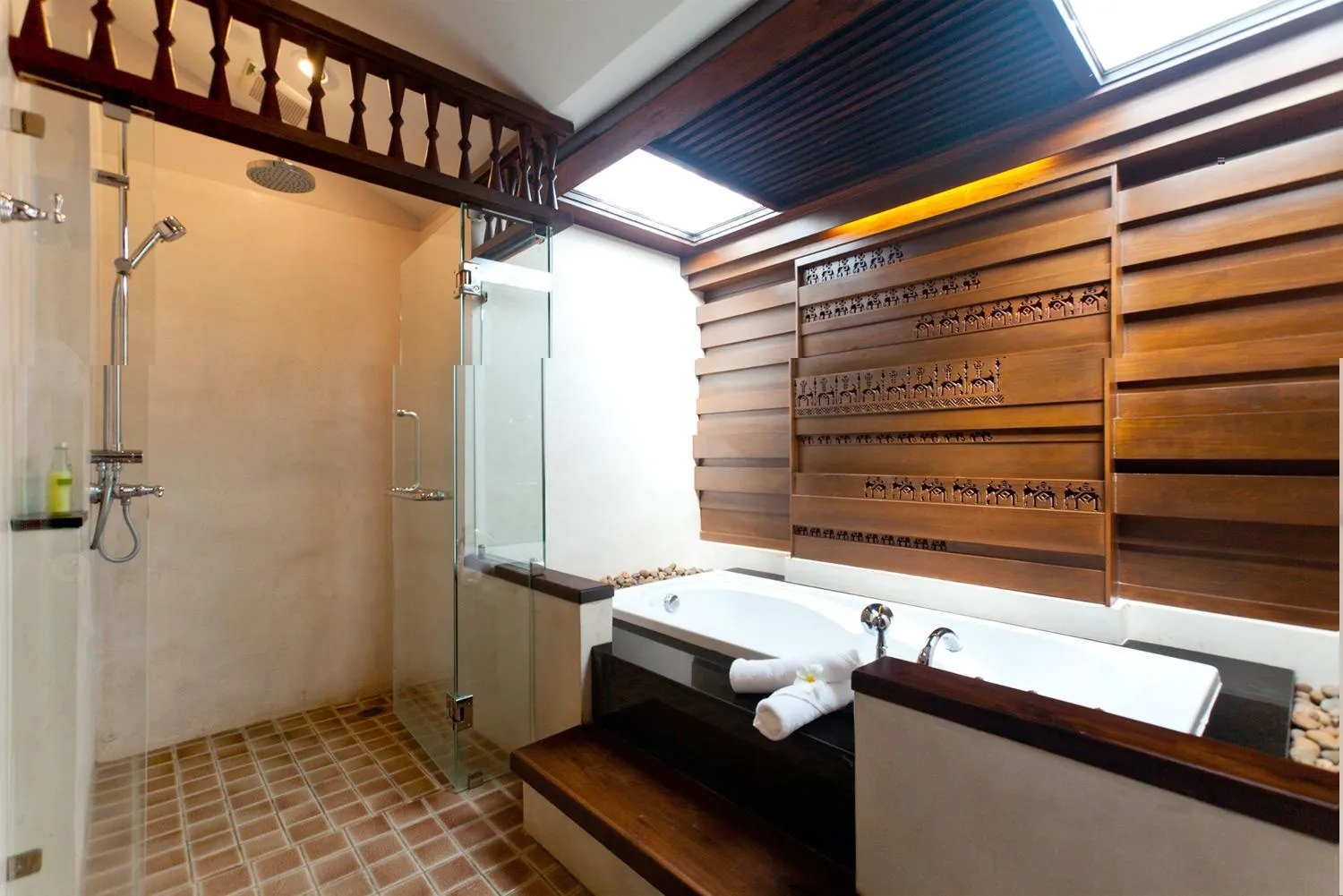 Bathroom in Sibsan Resort & Spa Maetaeng Chiang Mai