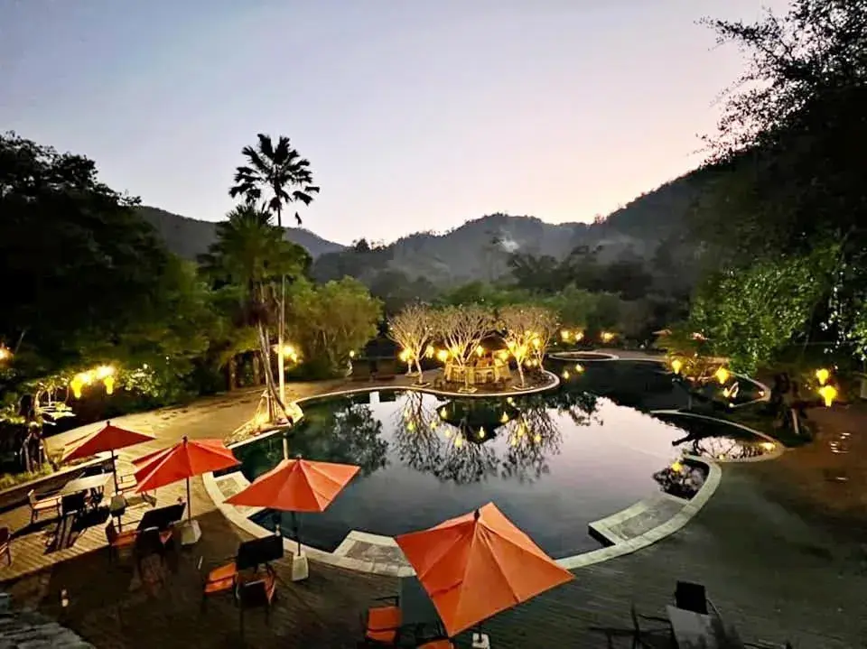 Swimming pool in Sibsan Resort & Spa Maetaeng Chiang Mai Swimming pool in Sibsan Resort & Spa Maetaeng Chiang Mai