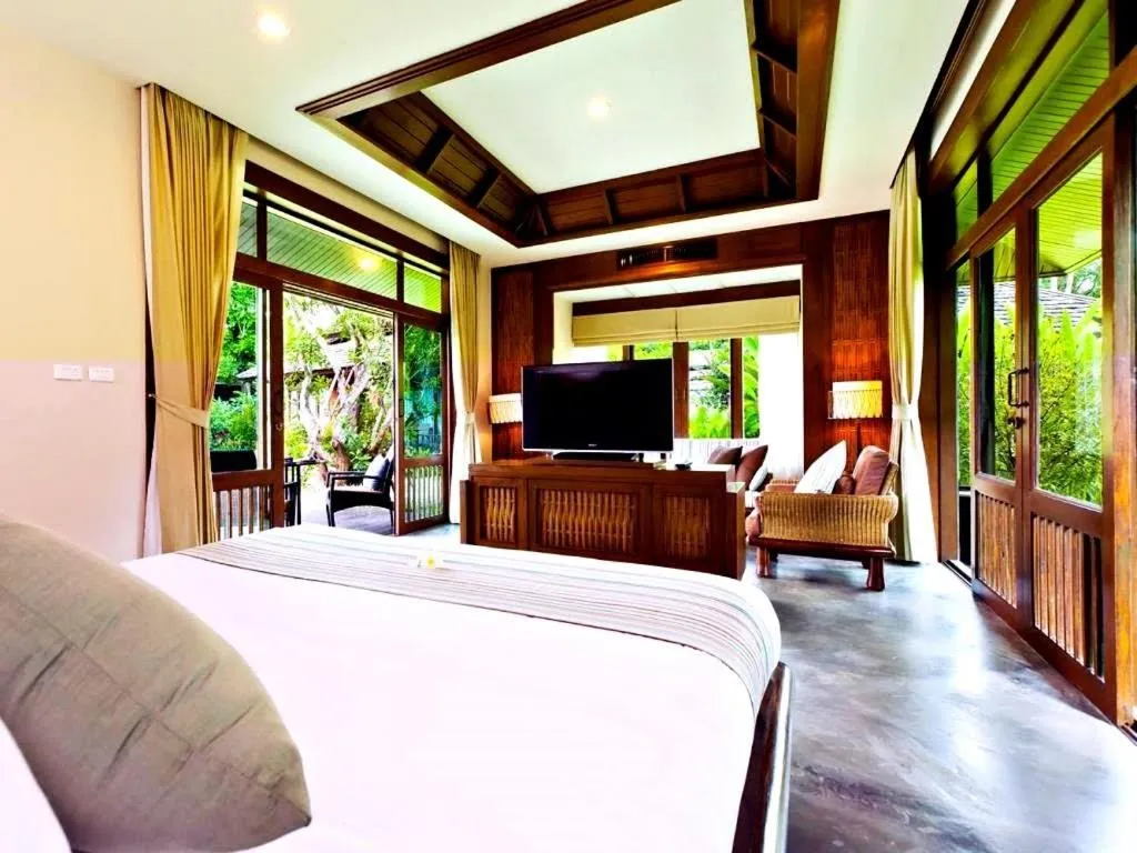 Bed in Sibsan Resort & Spa Maetaeng Chiang Mai