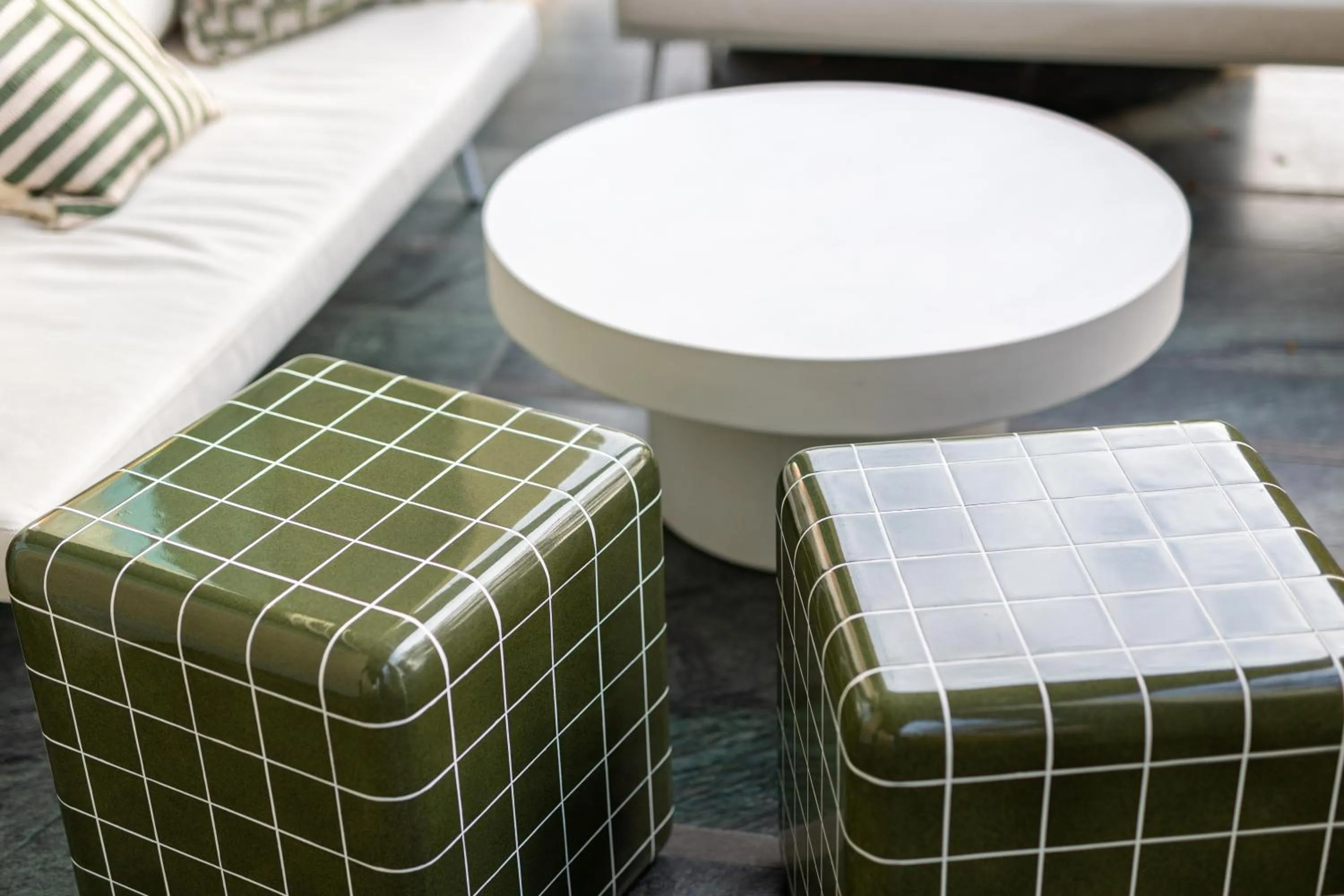 Seating area in HSM Hotel San Martino