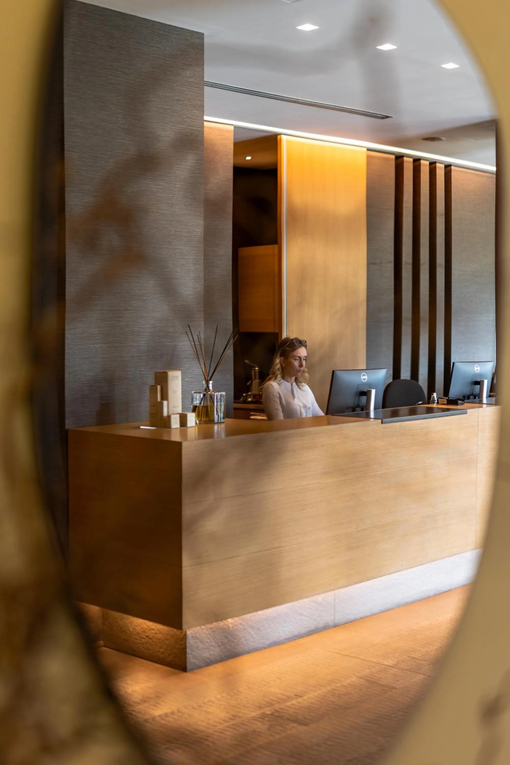 Lobby or reception in HSM Hotel San Martino