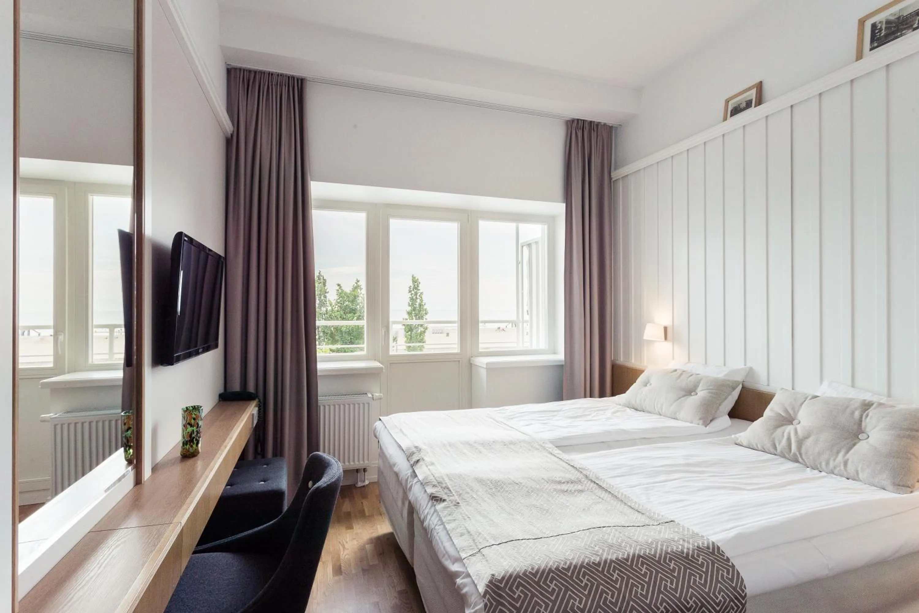 Balcony/Terrace, Bed in Rannahotell