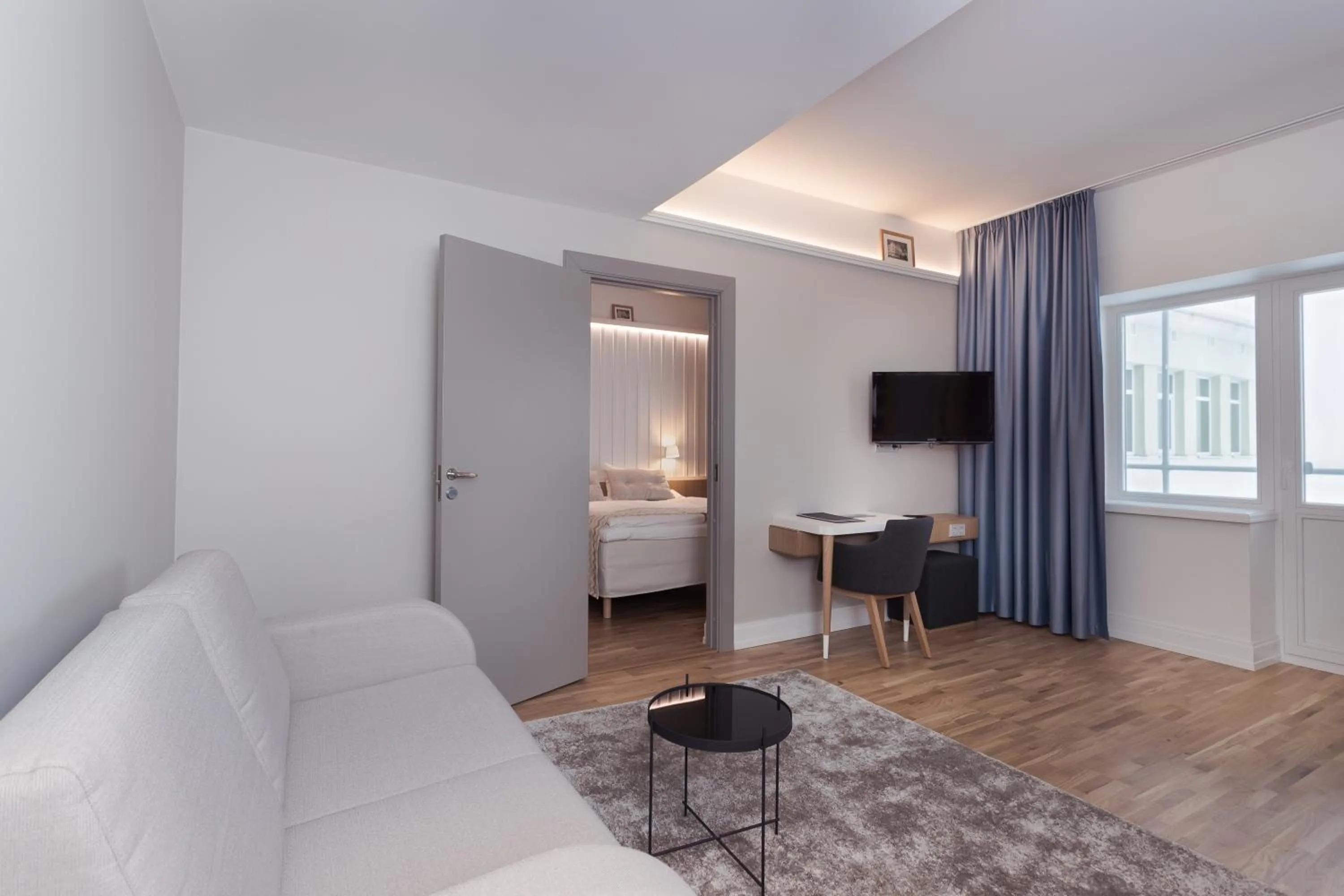 Balcony/Terrace, Bed in Rannahotell