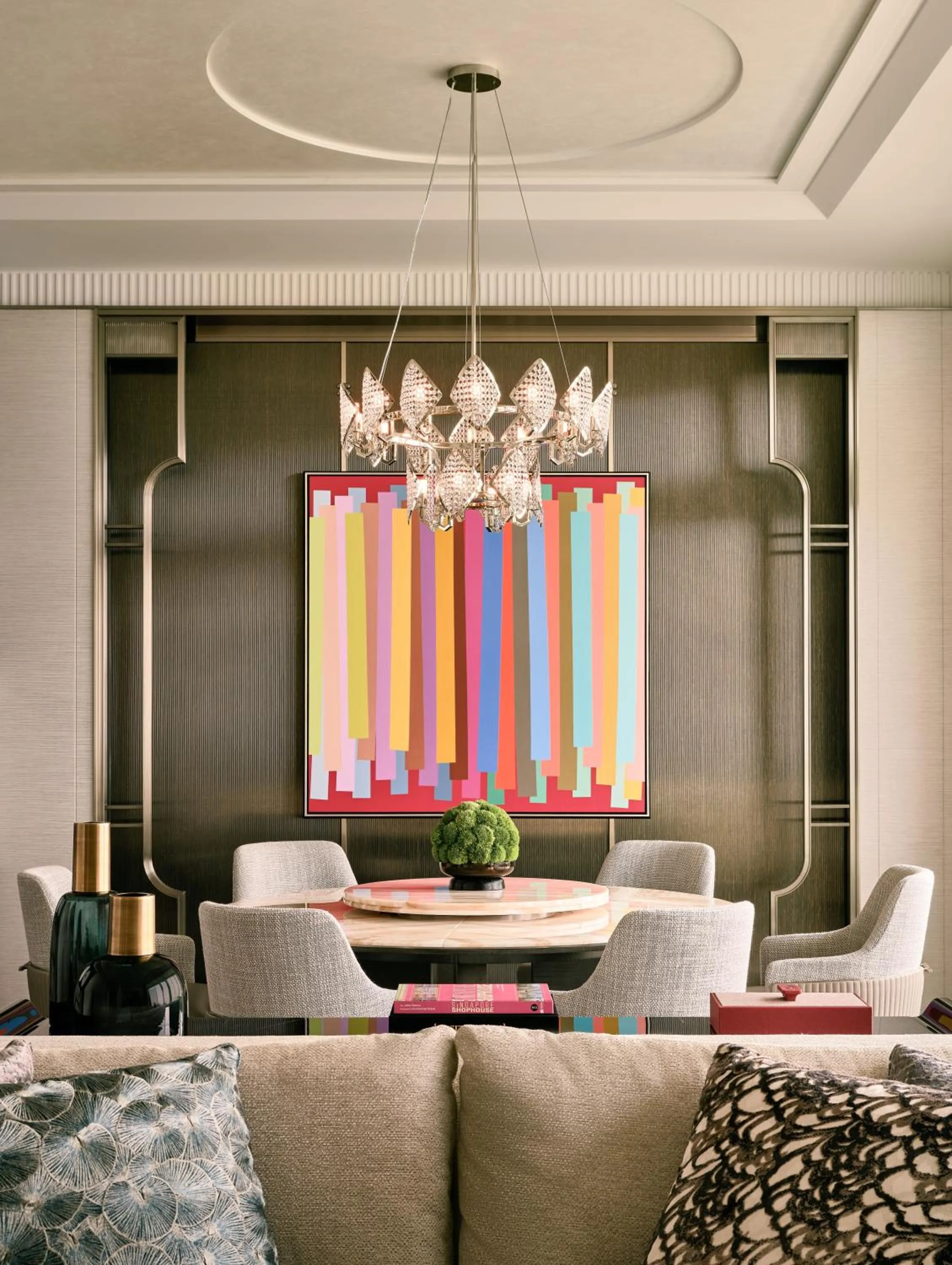 Dining area in Marina Bay Sands