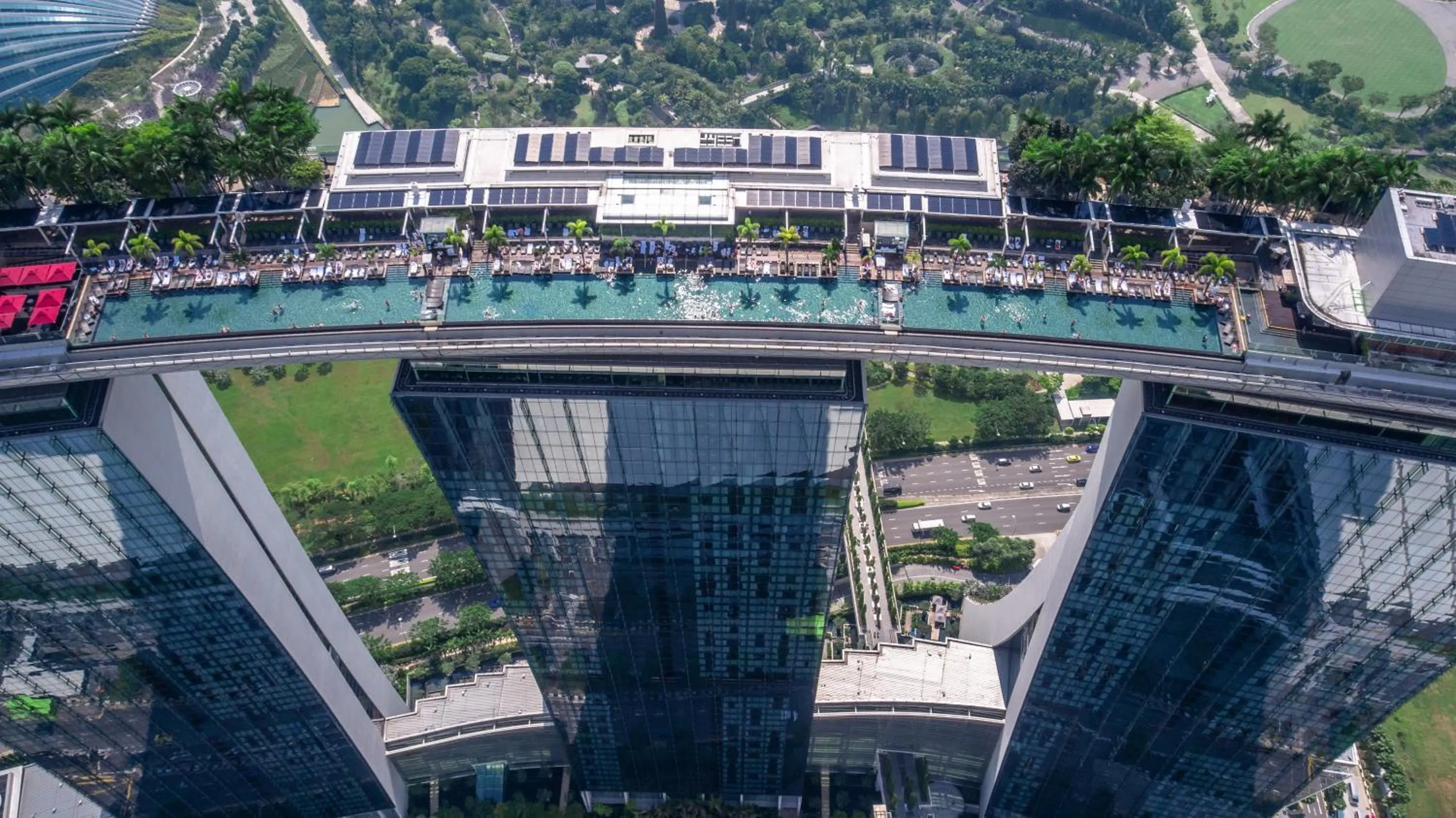 Property building in Marina Bay Sands