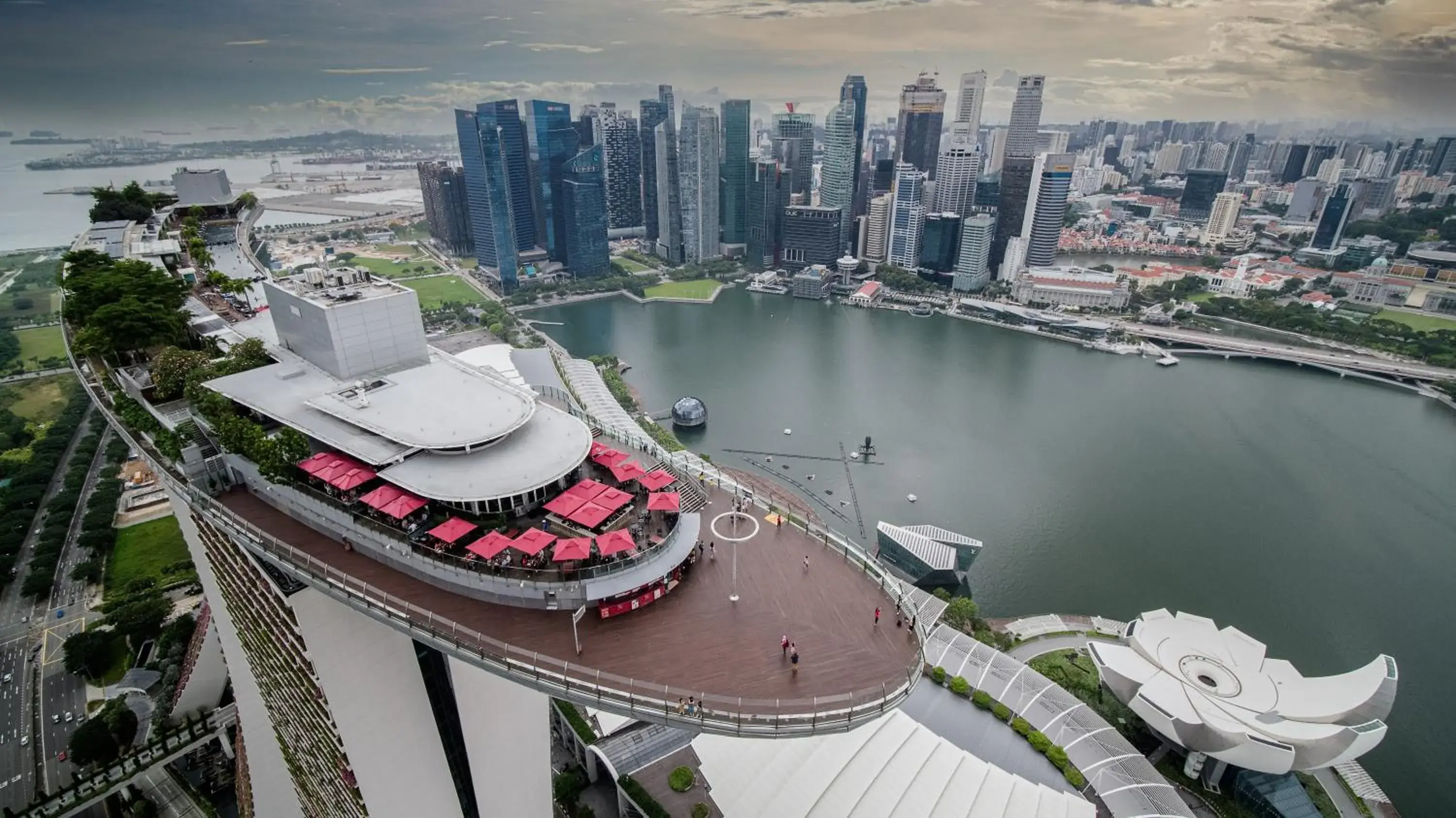 Property building in Marina Bay Sands Property building in Marina Bay Sands